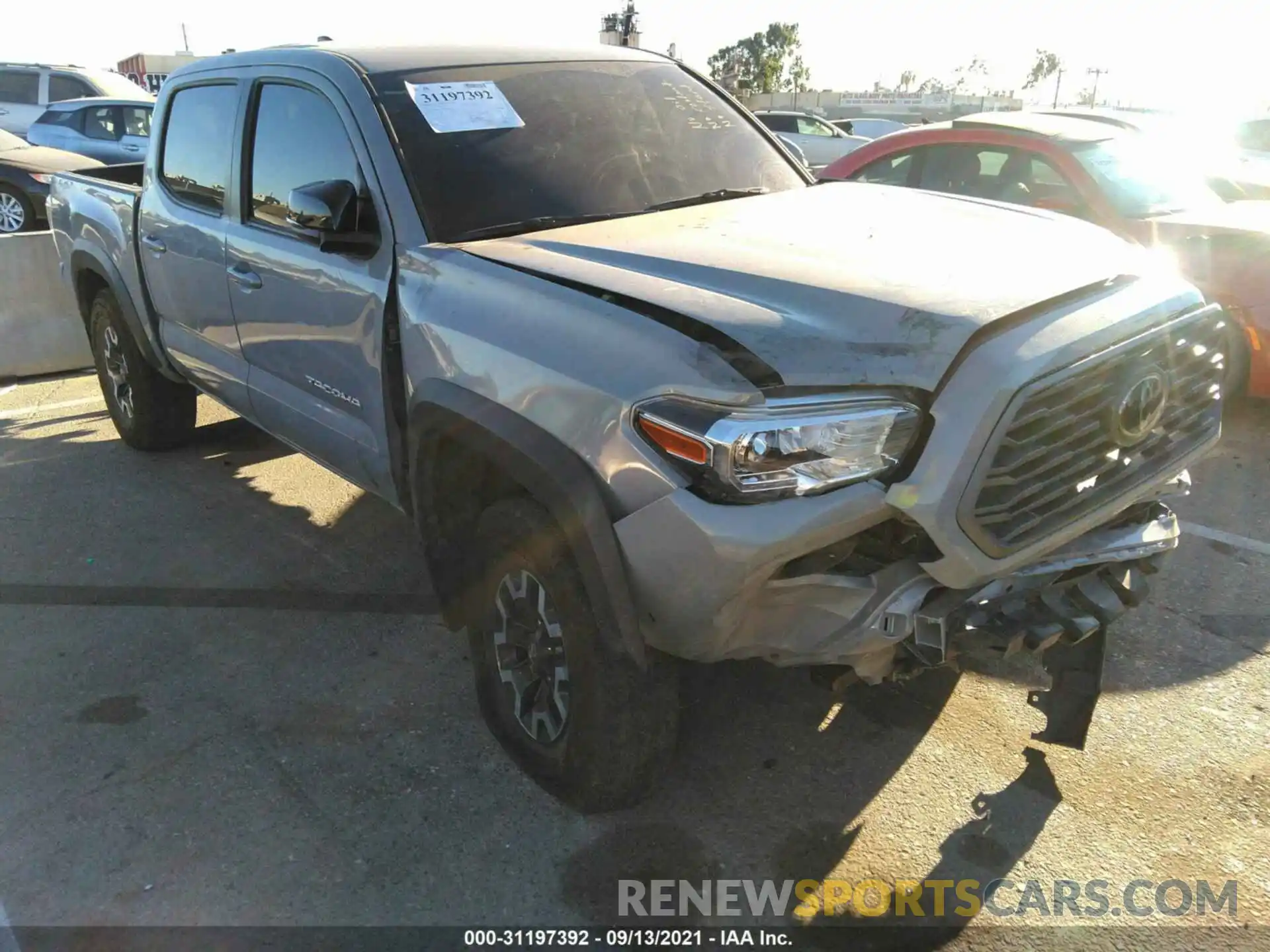 1 Photograph of a damaged car 3TMCZ5AN6MM406863 TOYOTA TACOMA 4WD 2021