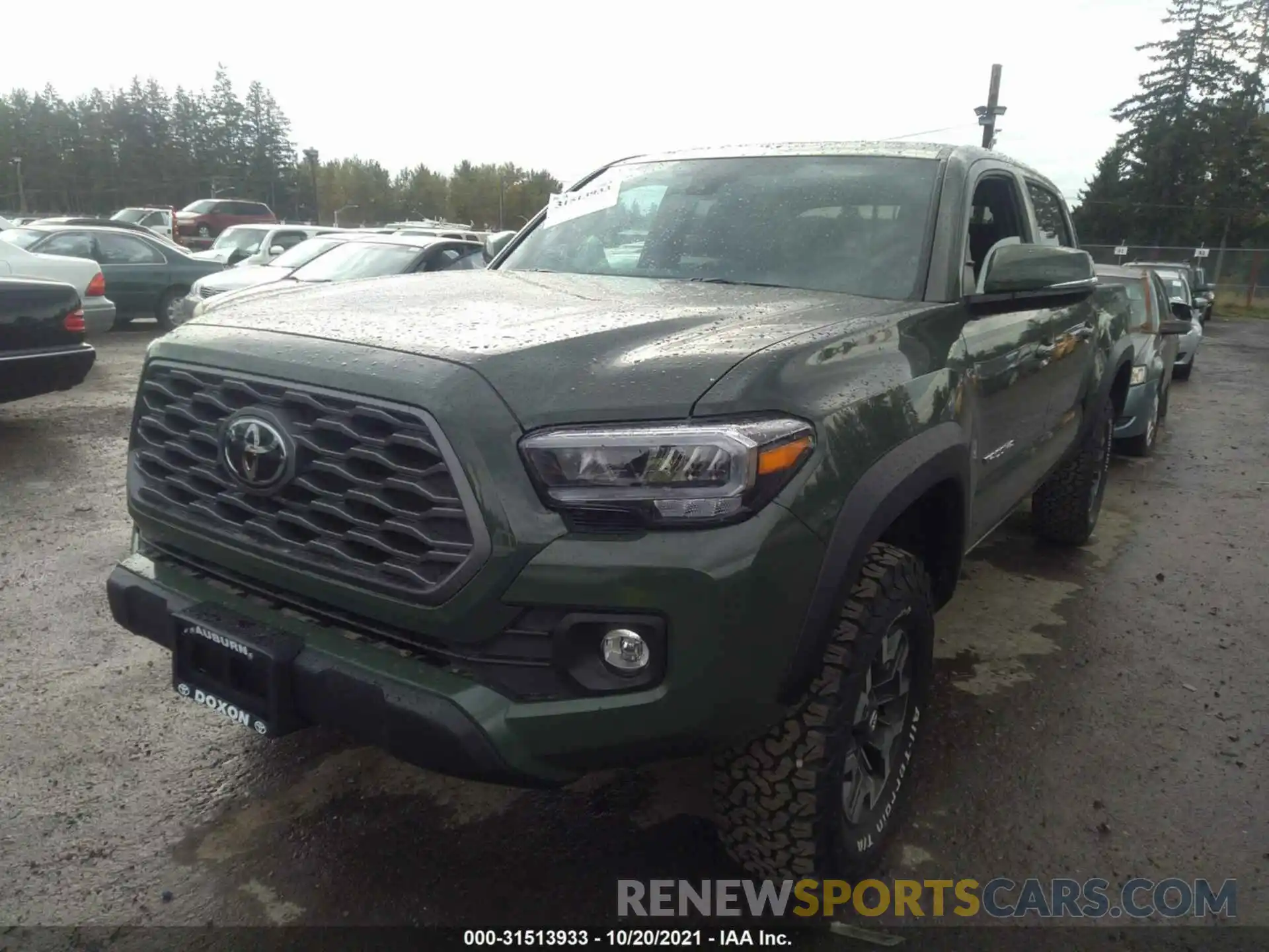 2 Фотография поврежденного автомобиля 3TMCZ5AN6MM407639 TOYOTA TACOMA 4WD 2021