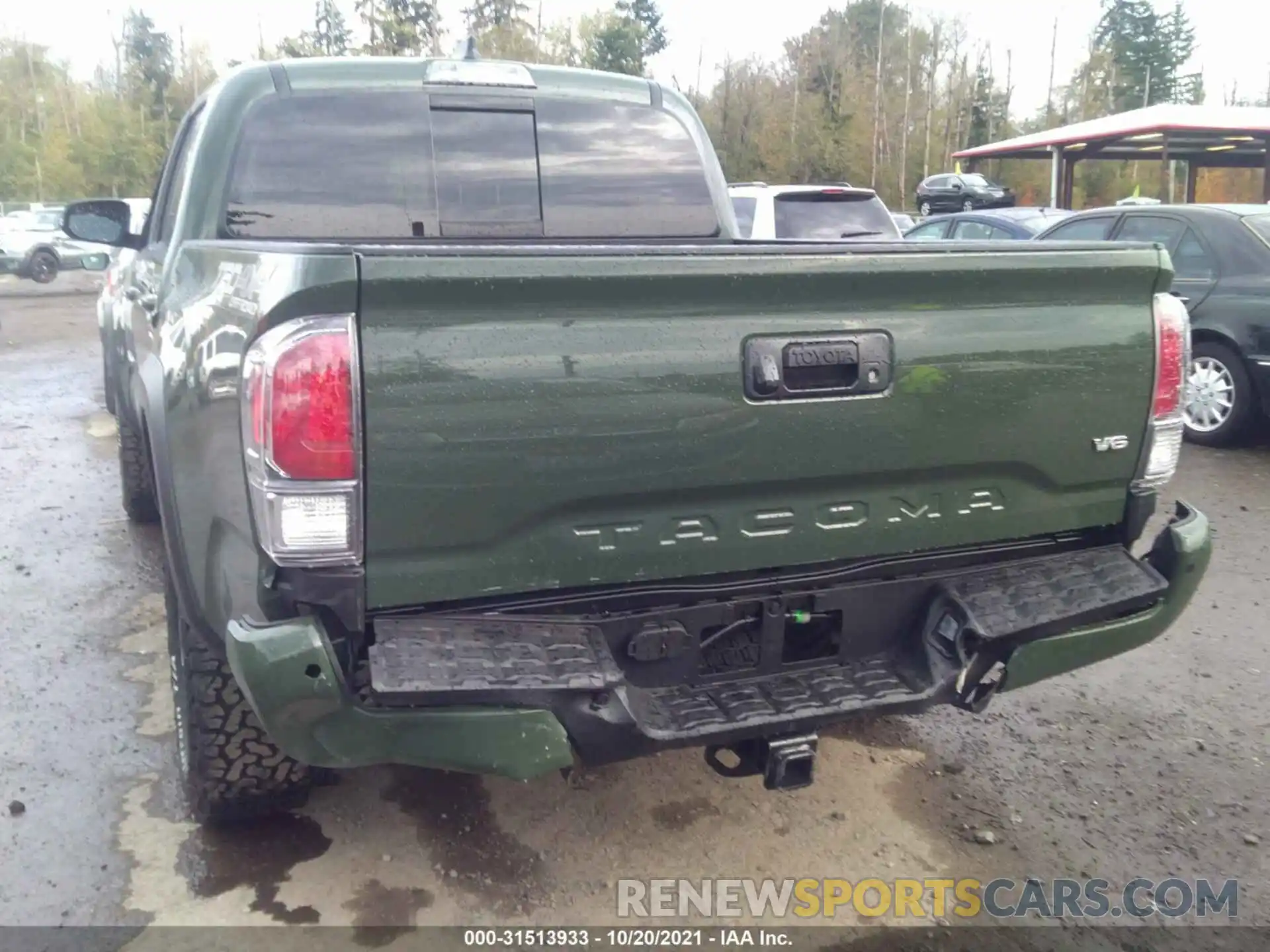 6 Photograph of a damaged car 3TMCZ5AN6MM407639 TOYOTA TACOMA 4WD 2021