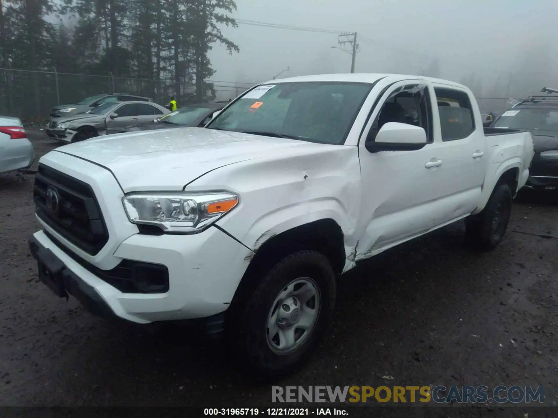 2 Photograph of a damaged car 3TMCZ5AN6MM408936 TOYOTA TACOMA 4WD 2021