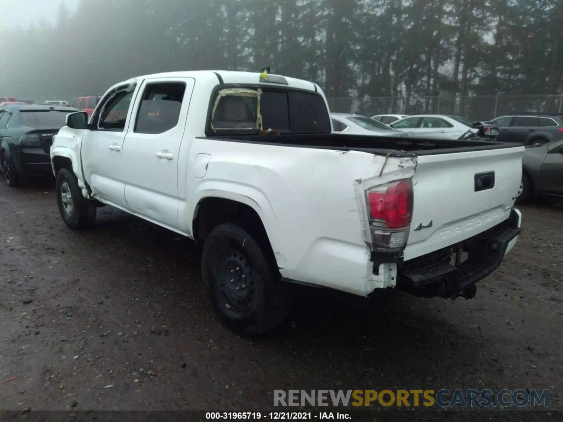 3 Photograph of a damaged car 3TMCZ5AN6MM408936 TOYOTA TACOMA 4WD 2021