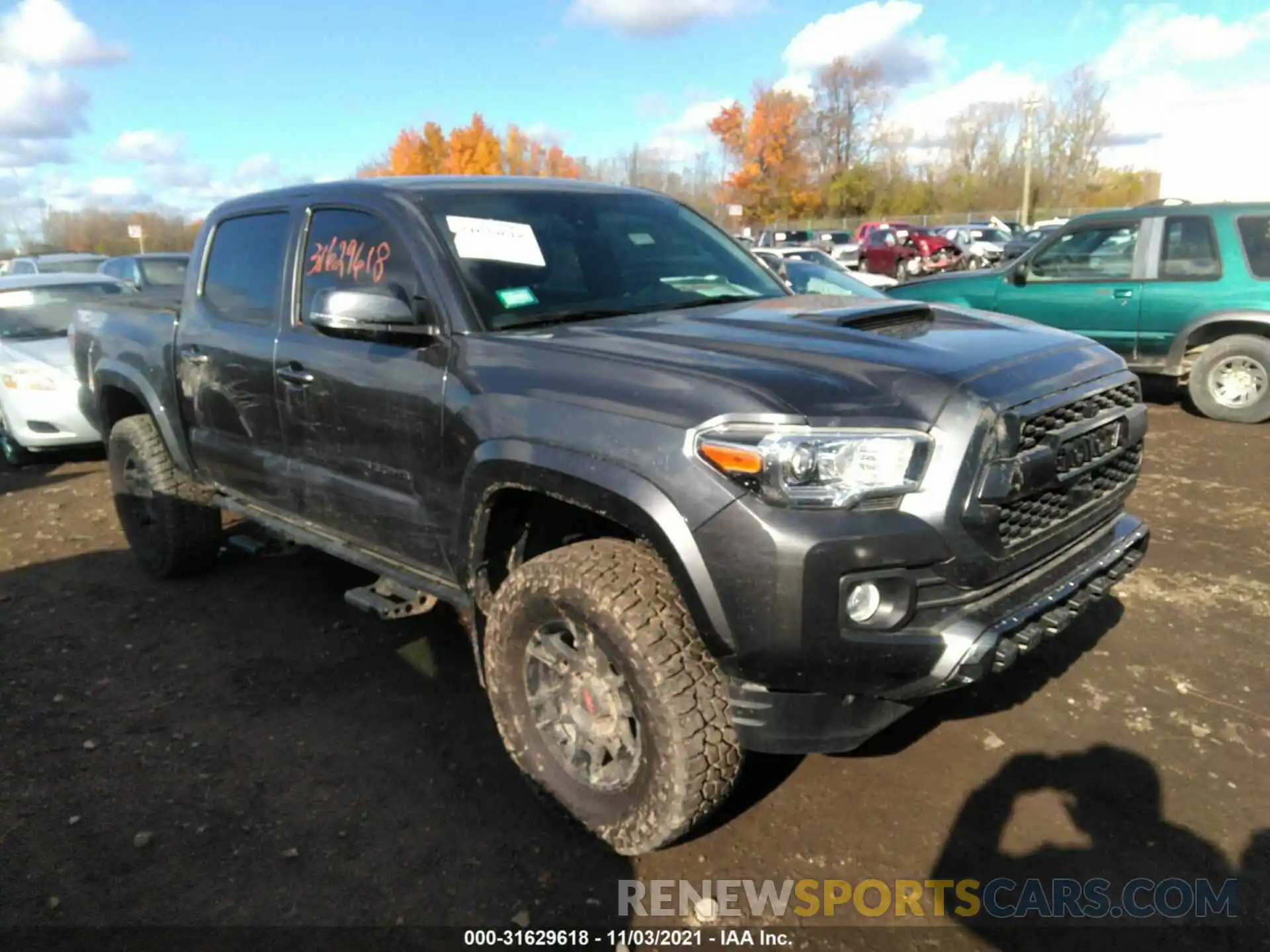 1 Photograph of a damaged car 3TMCZ5AN6MM415241 TOYOTA TACOMA 4WD 2021