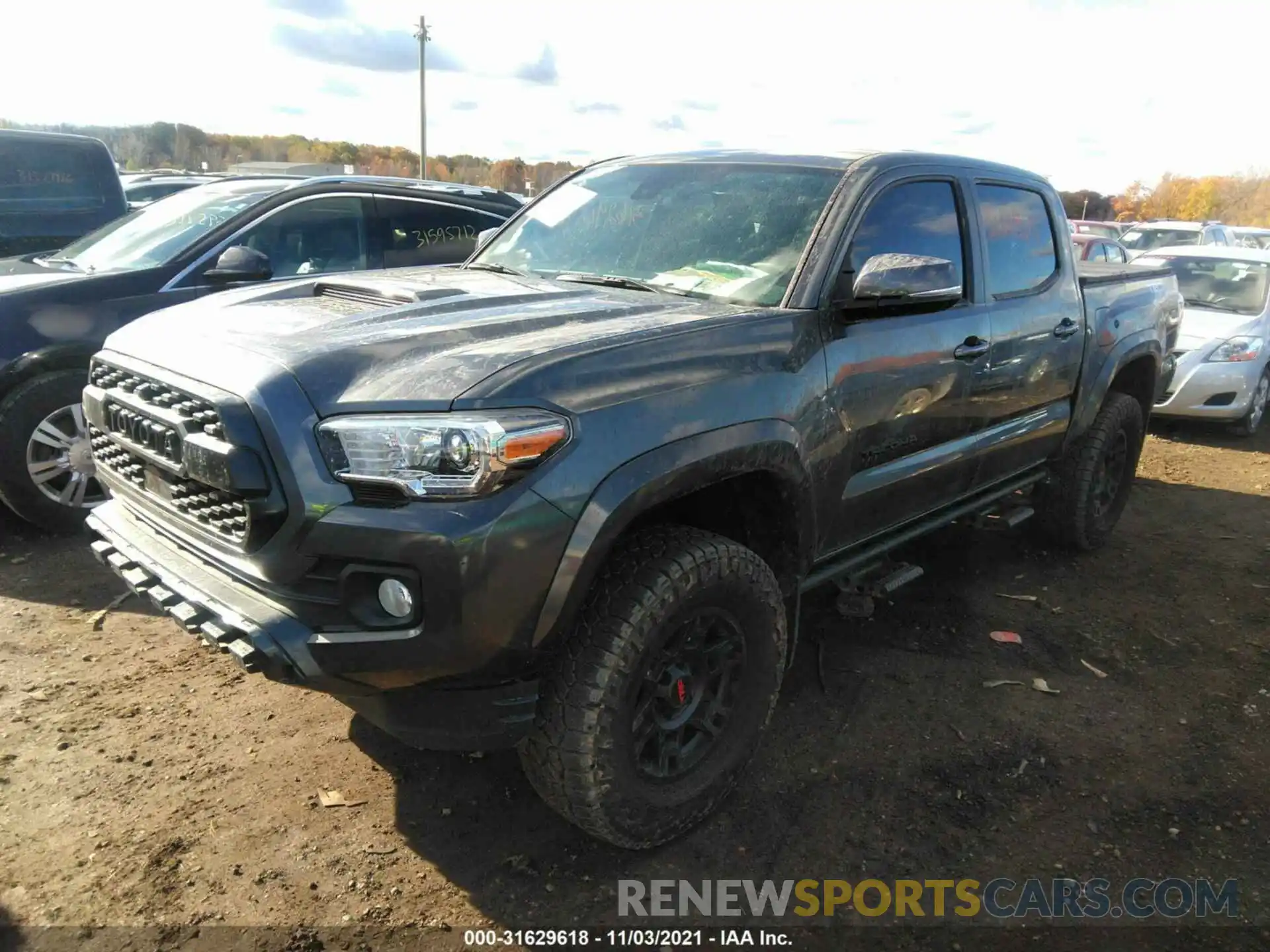 2 Фотография поврежденного автомобиля 3TMCZ5AN6MM415241 TOYOTA TACOMA 4WD 2021