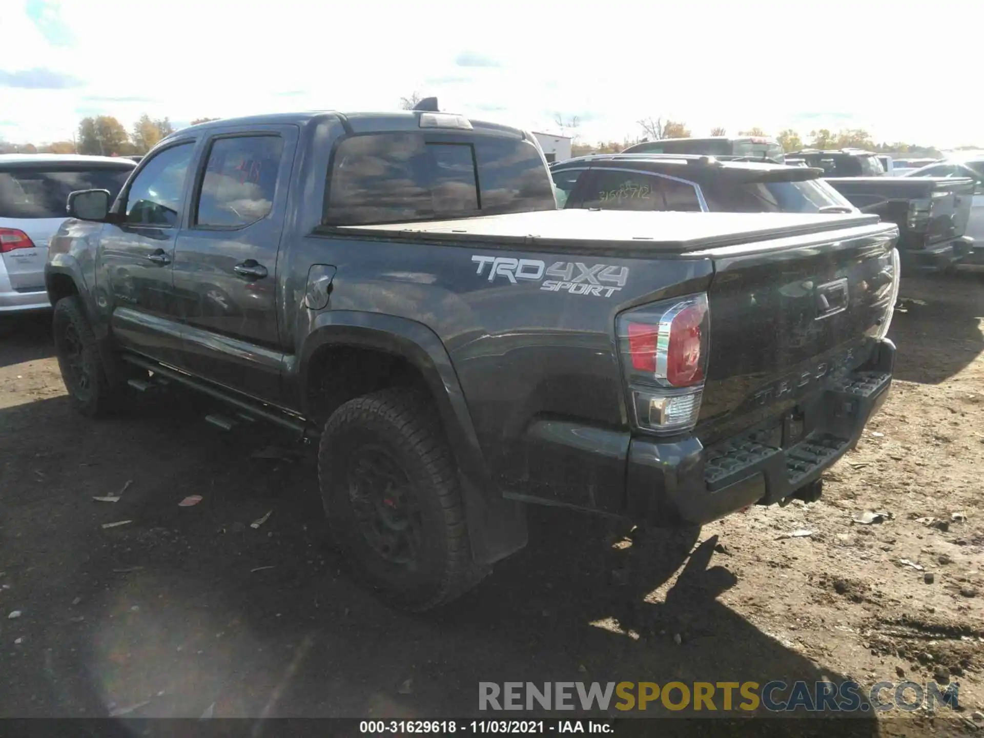 3 Photograph of a damaged car 3TMCZ5AN6MM415241 TOYOTA TACOMA 4WD 2021