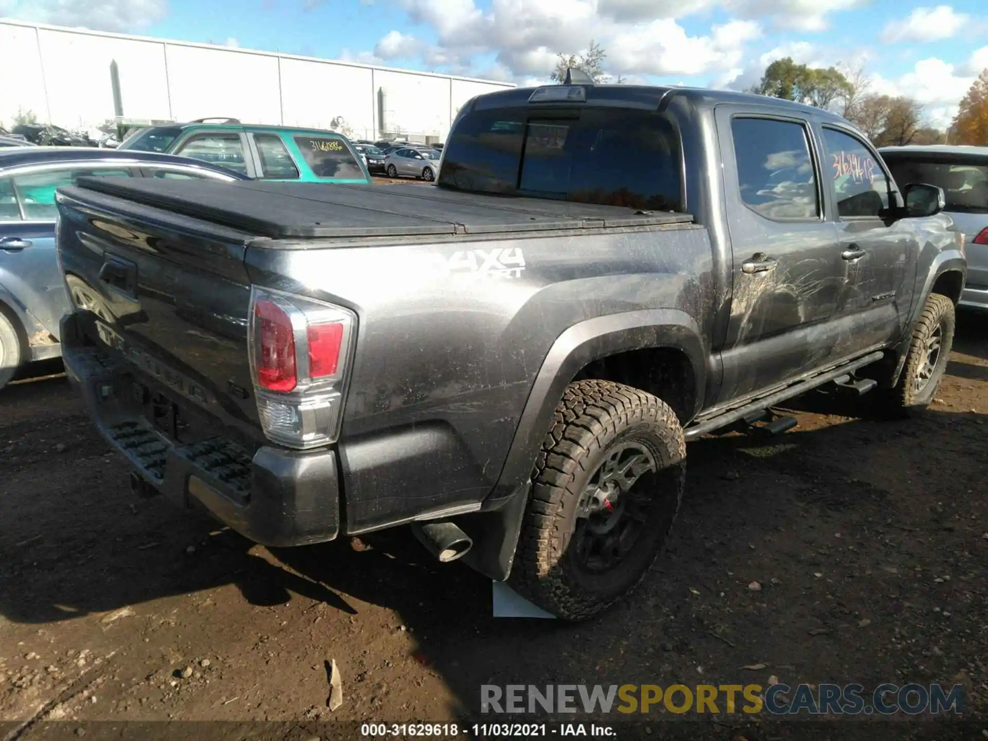 4 Photograph of a damaged car 3TMCZ5AN6MM415241 TOYOTA TACOMA 4WD 2021