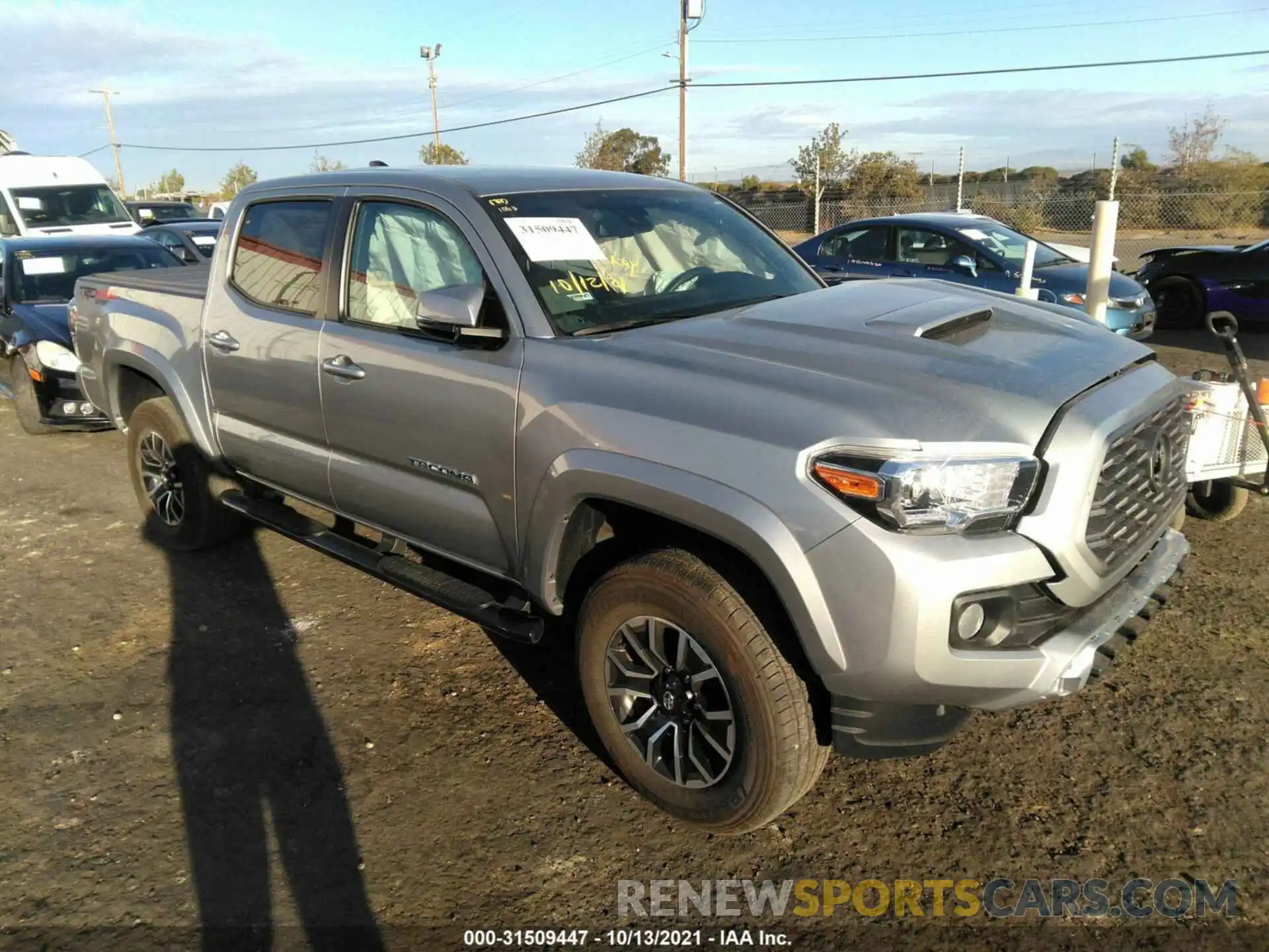 1 Photograph of a damaged car 3TMCZ5AN6MM415580 TOYOTA TACOMA 4WD 2021