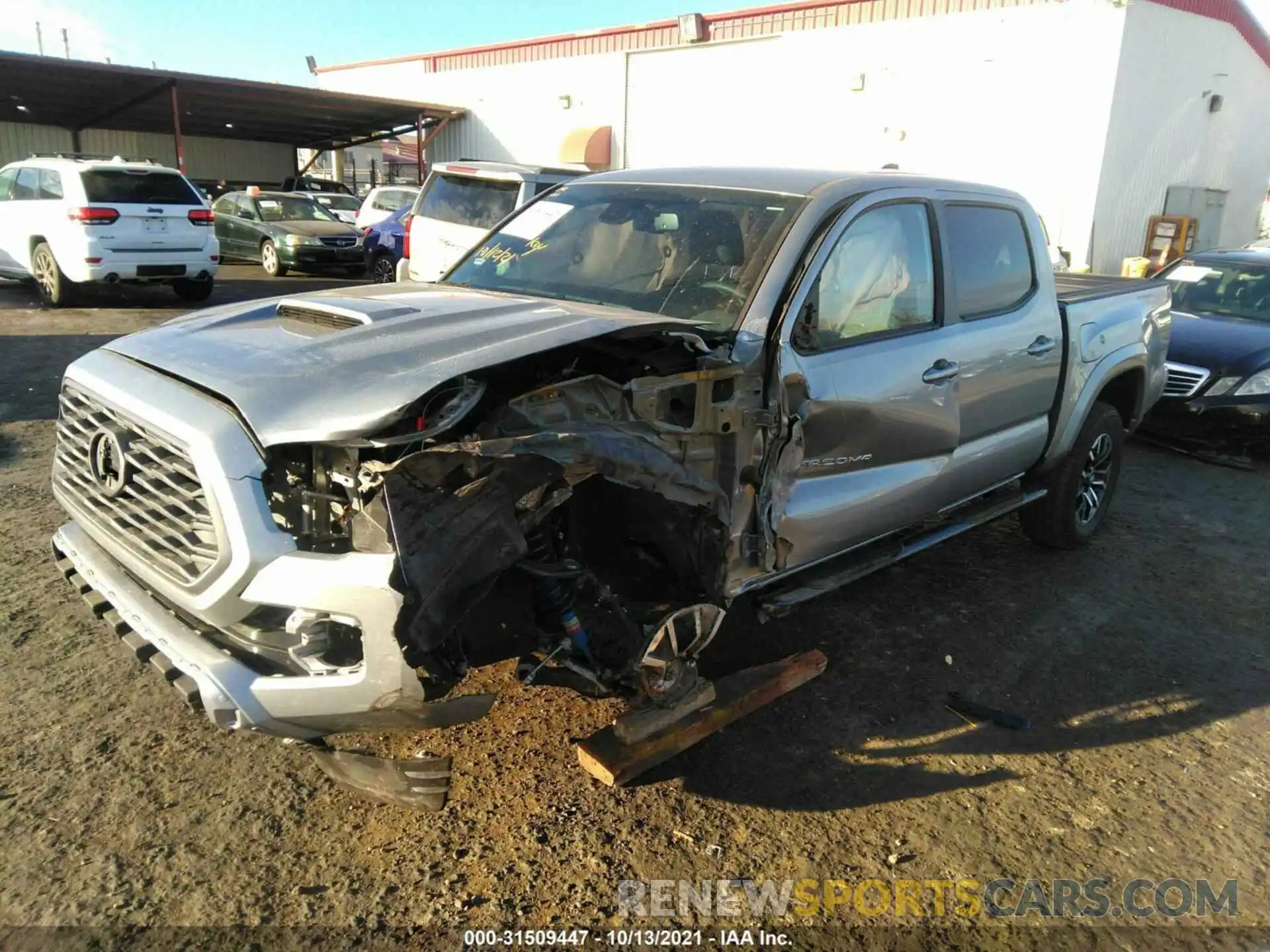 2 Фотография поврежденного автомобиля 3TMCZ5AN6MM415580 TOYOTA TACOMA 4WD 2021