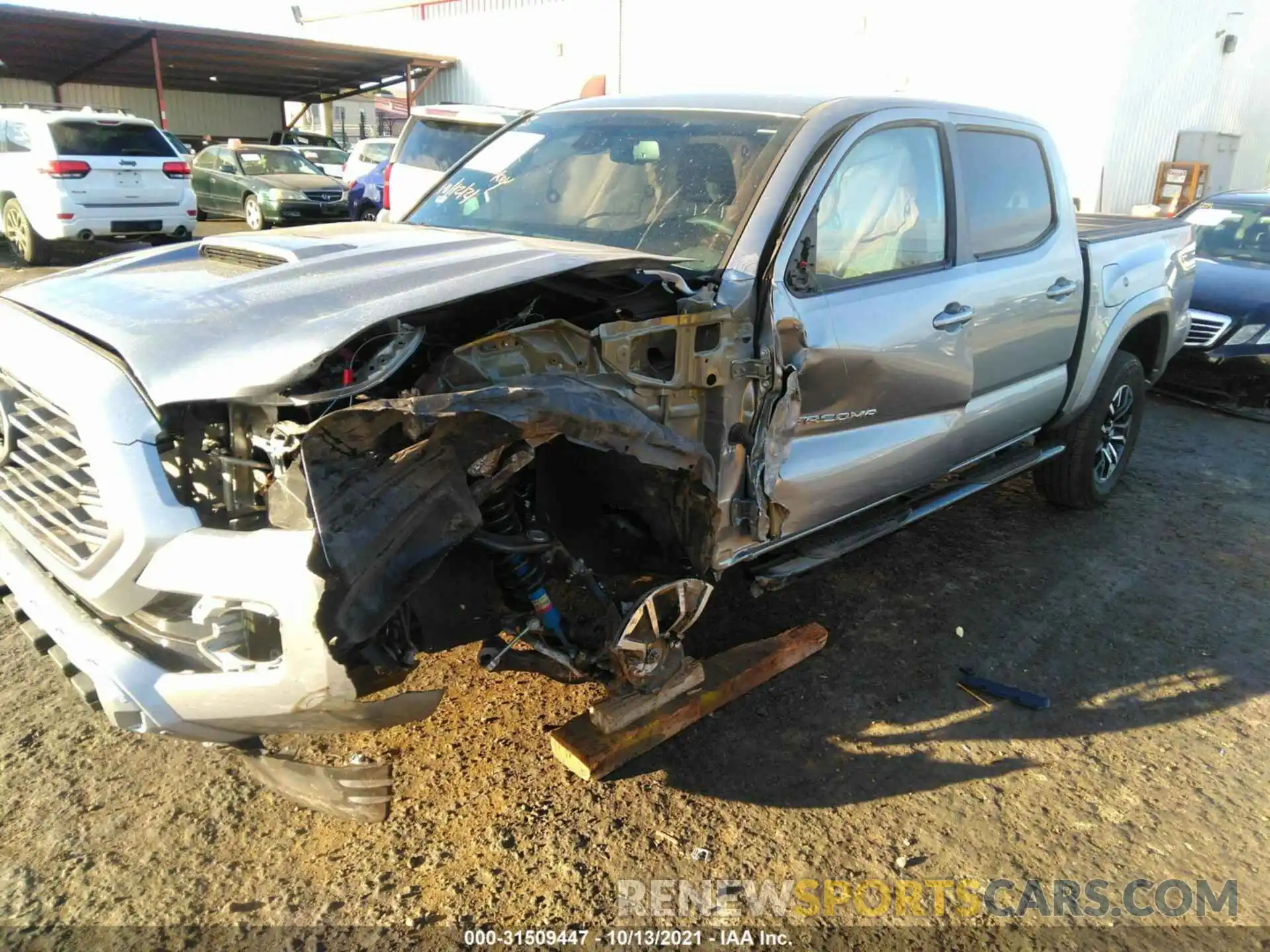 6 Фотография поврежденного автомобиля 3TMCZ5AN6MM415580 TOYOTA TACOMA 4WD 2021