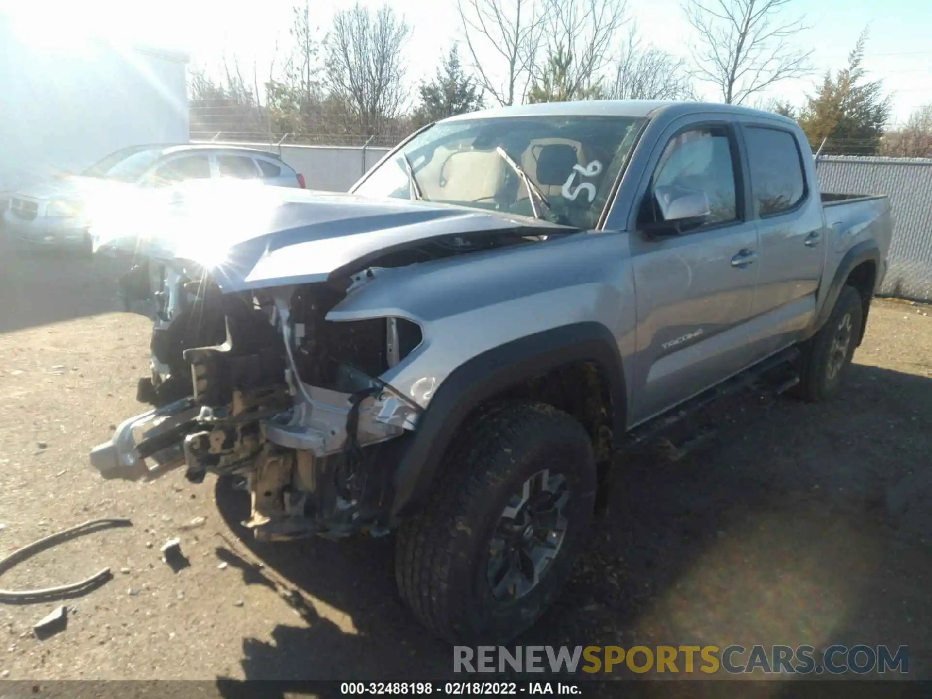 2 Фотография поврежденного автомобиля 3TMCZ5AN6MM416471 TOYOTA TACOMA 4WD 2021