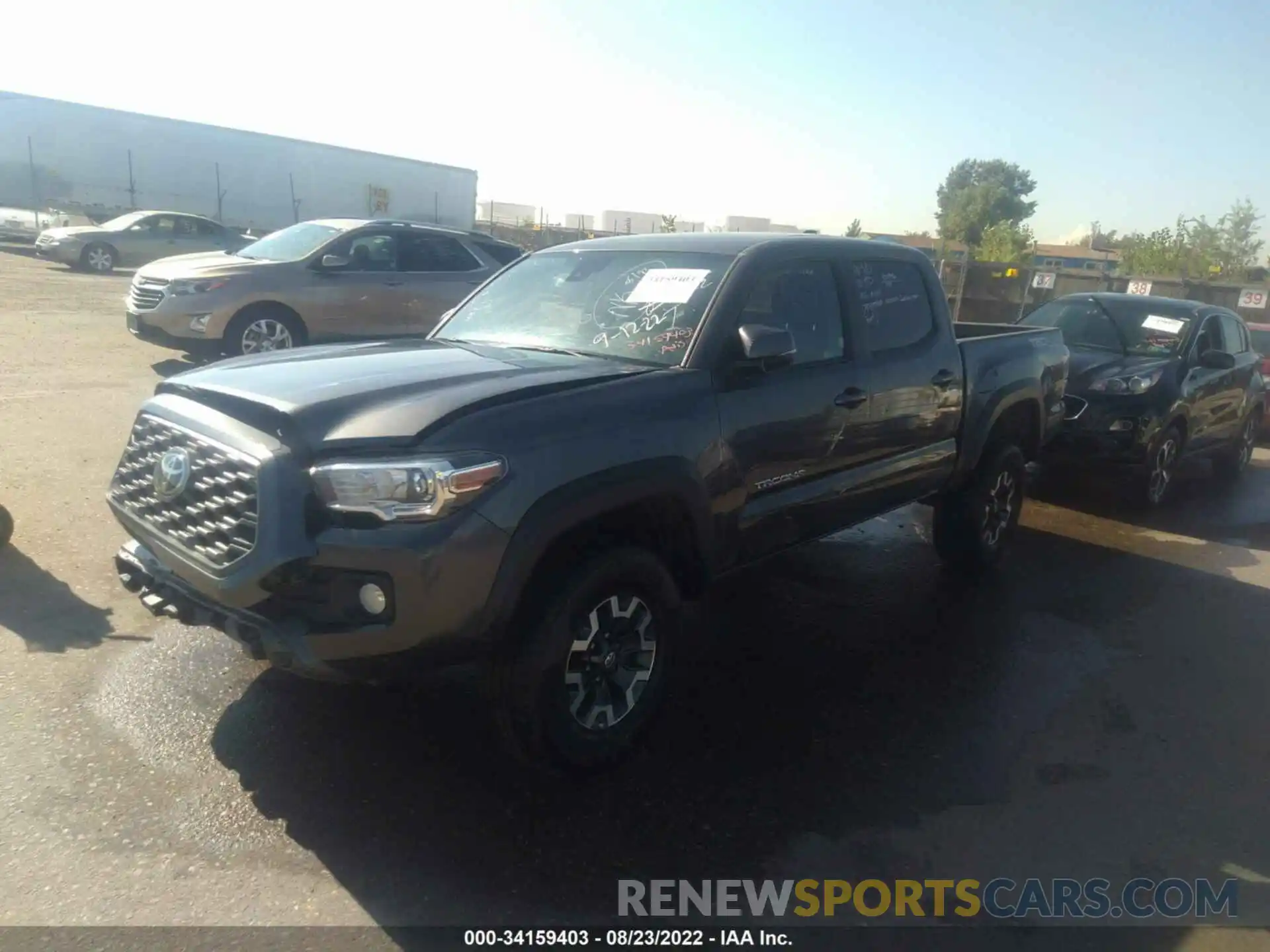 2 Photograph of a damaged car 3TMCZ5AN6MM422514 TOYOTA TACOMA 4WD 2021