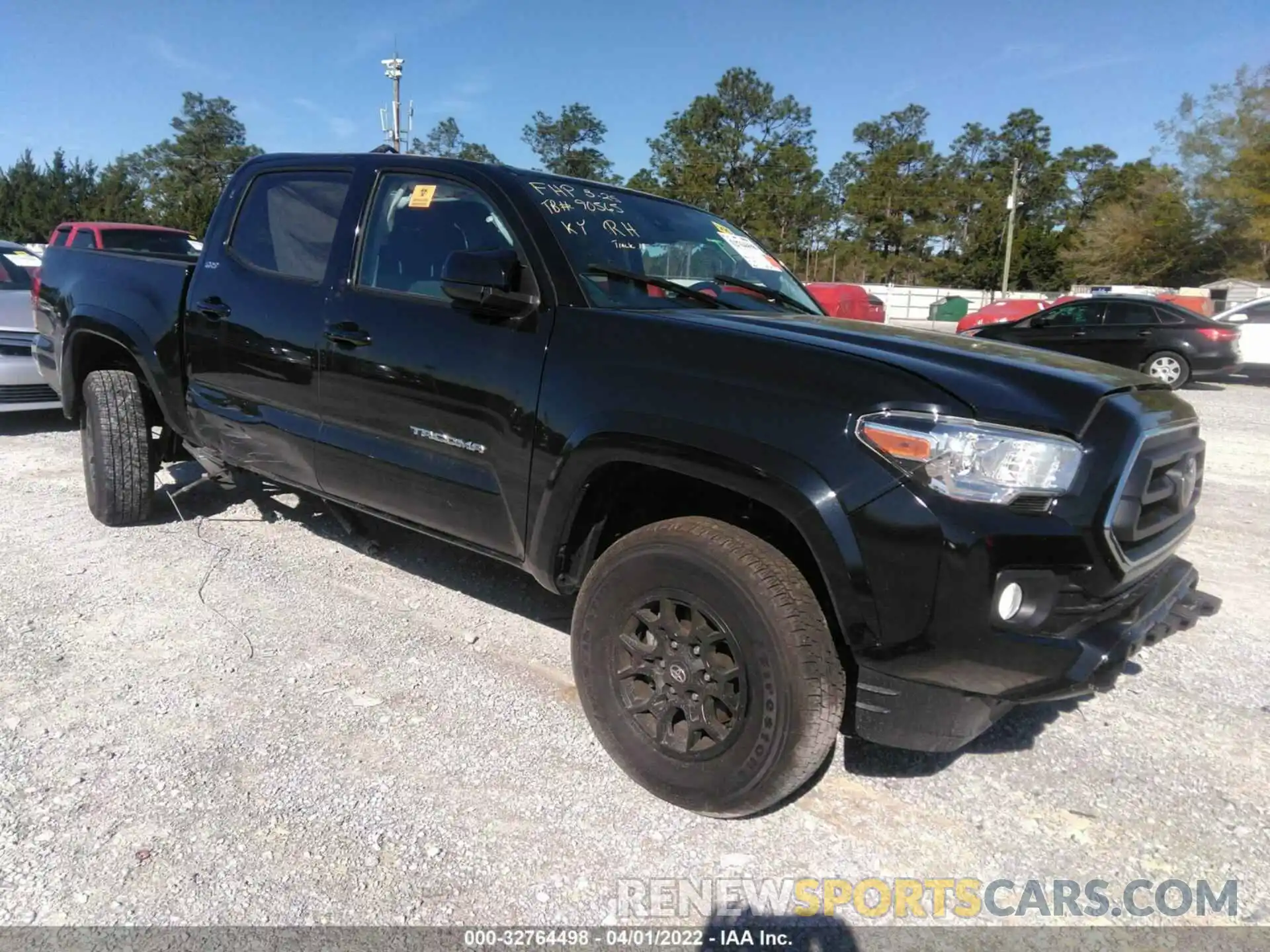 1 Photograph of a damaged car 3TMCZ5AN6MM433044 TOYOTA TACOMA 4WD 2021