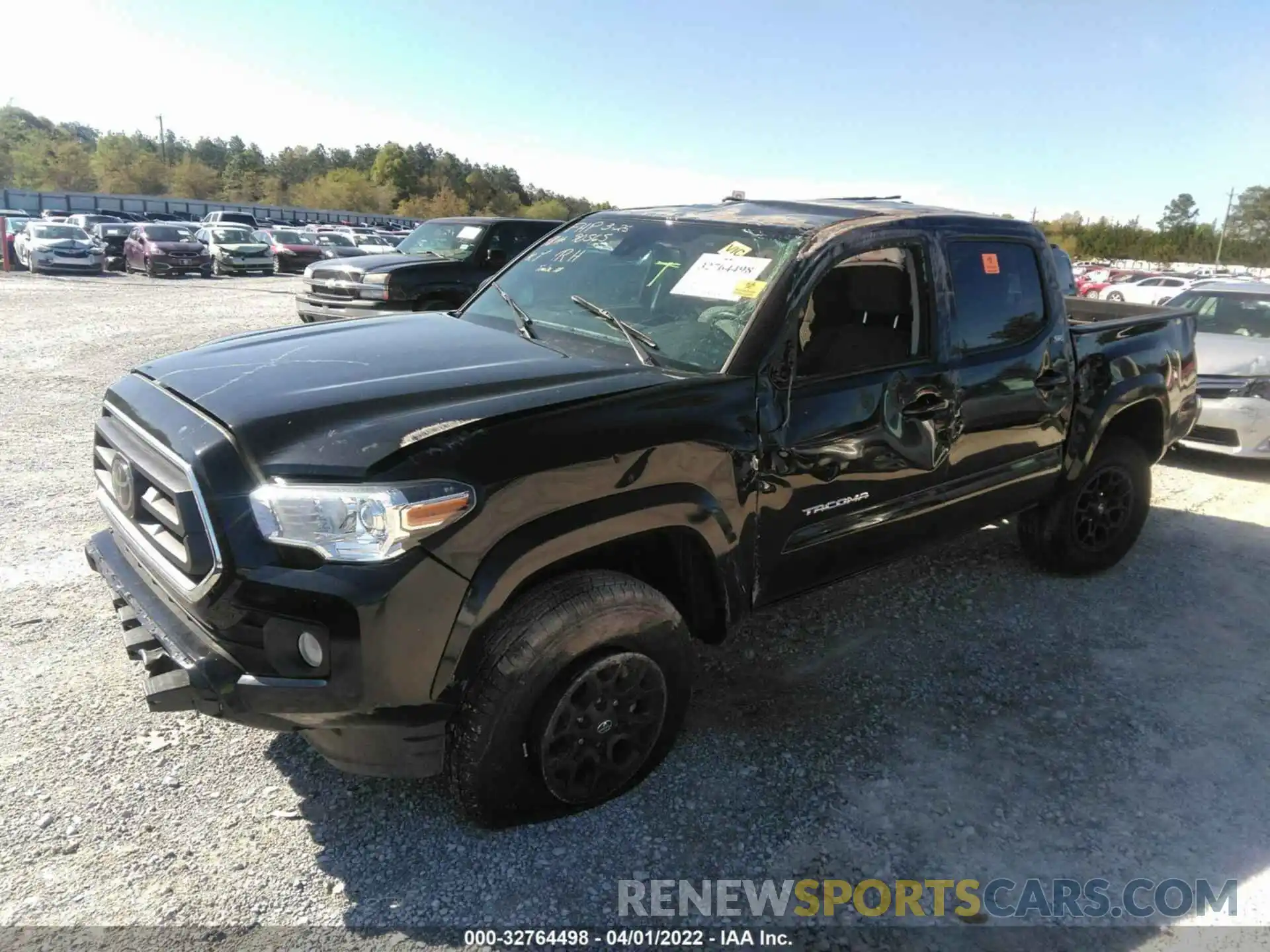 2 Photograph of a damaged car 3TMCZ5AN6MM433044 TOYOTA TACOMA 4WD 2021