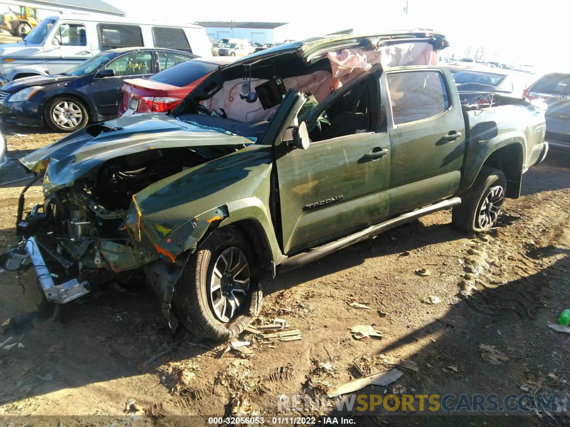 2 Photograph of a damaged car 3TMCZ5AN6MM444674 TOYOTA TACOMA 4WD 2021