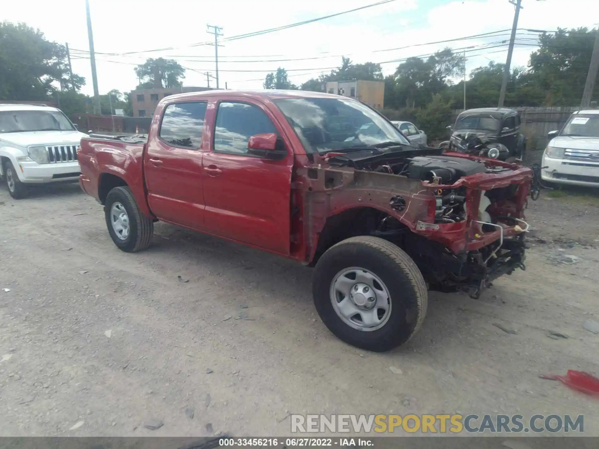 1 Photograph of a damaged car 3TMCZ5AN6MM446103 TOYOTA TACOMA 4WD 2021