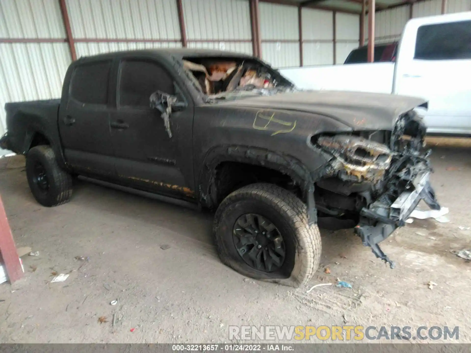 1 Photograph of a damaged car 3TMCZ5AN6MM452323 TOYOTA TACOMA 4WD 2021