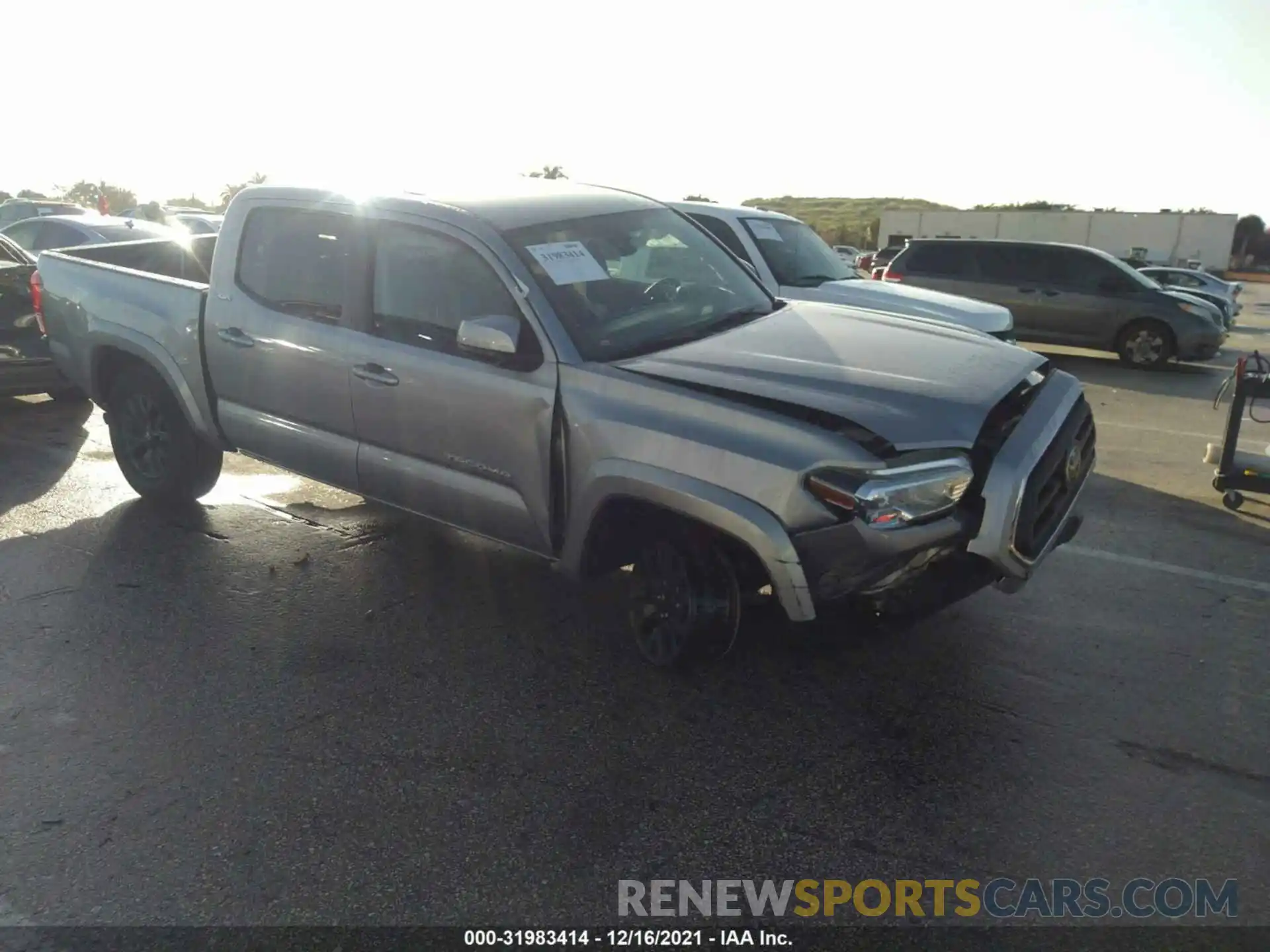 1 Photograph of a damaged car 3TMCZ5AN7MM371234 TOYOTA TACOMA 4WD 2021