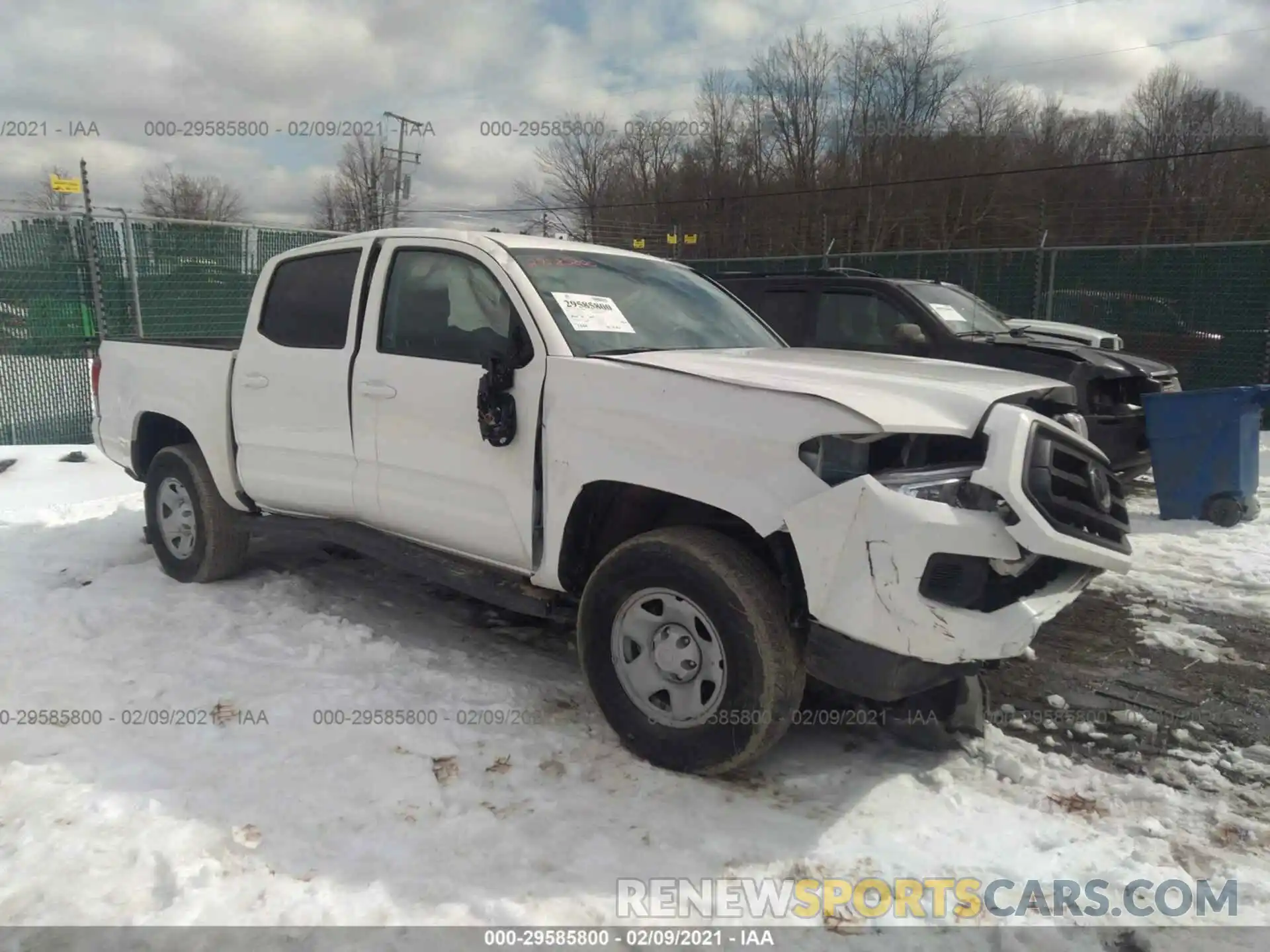 1 Photograph of a damaged car 3TMCZ5AN7MM379334 TOYOTA TACOMA 4WD 2021