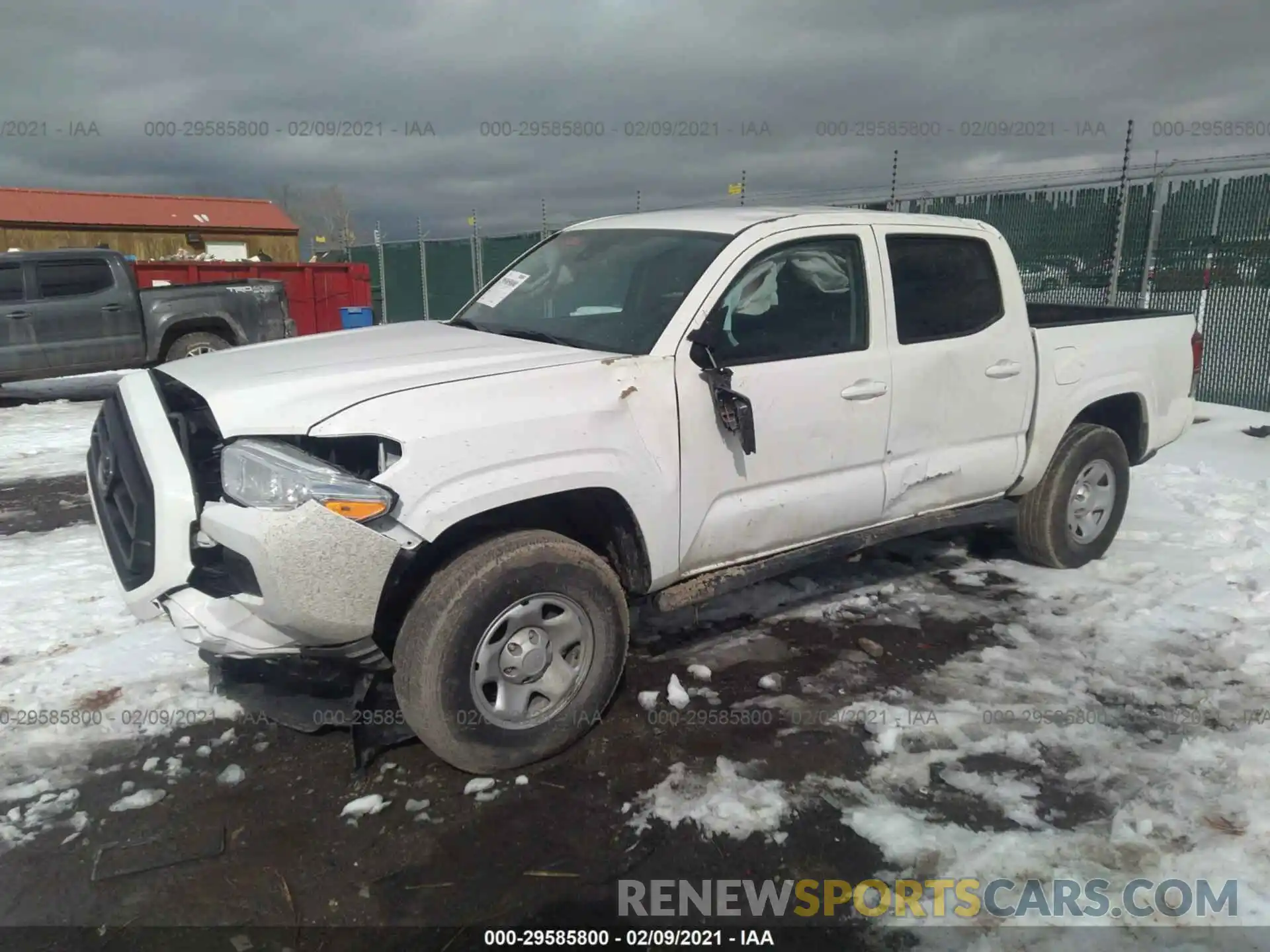 2 Photograph of a damaged car 3TMCZ5AN7MM379334 TOYOTA TACOMA 4WD 2021