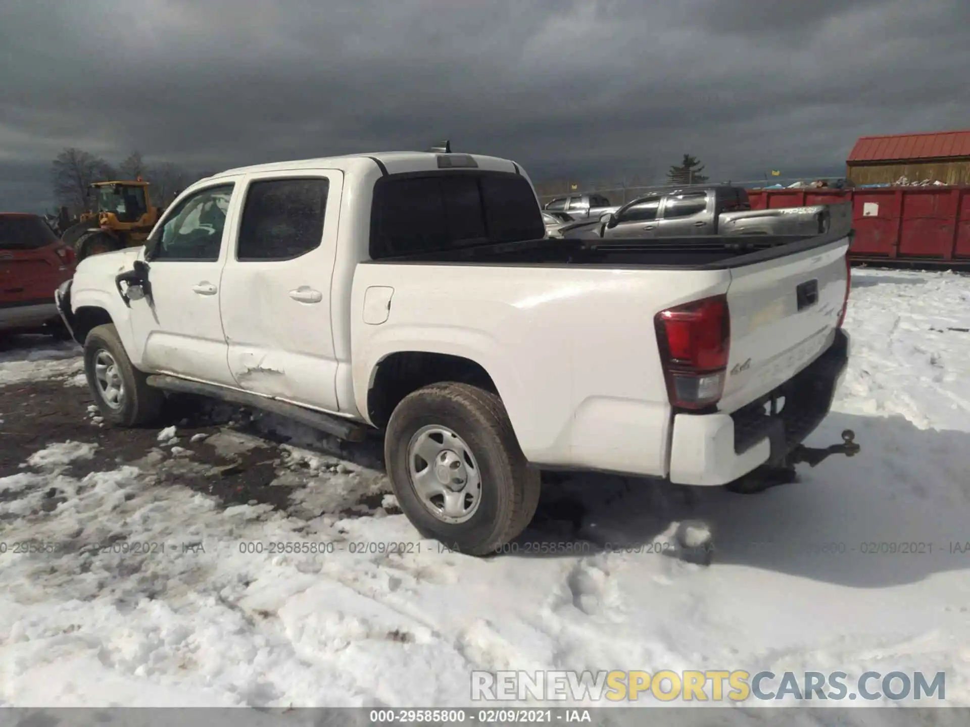 3 Photograph of a damaged car 3TMCZ5AN7MM379334 TOYOTA TACOMA 4WD 2021