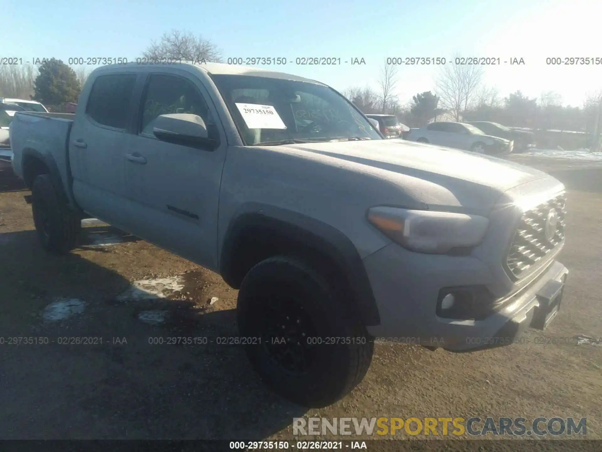 1 Photograph of a damaged car 3TMCZ5AN7MM382380 TOYOTA TACOMA 4WD 2021