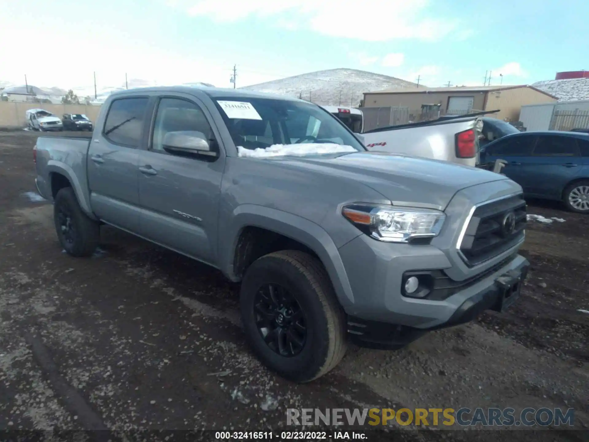 1 Photograph of a damaged car 3TMCZ5AN7MM384615 TOYOTA TACOMA 4WD 2021