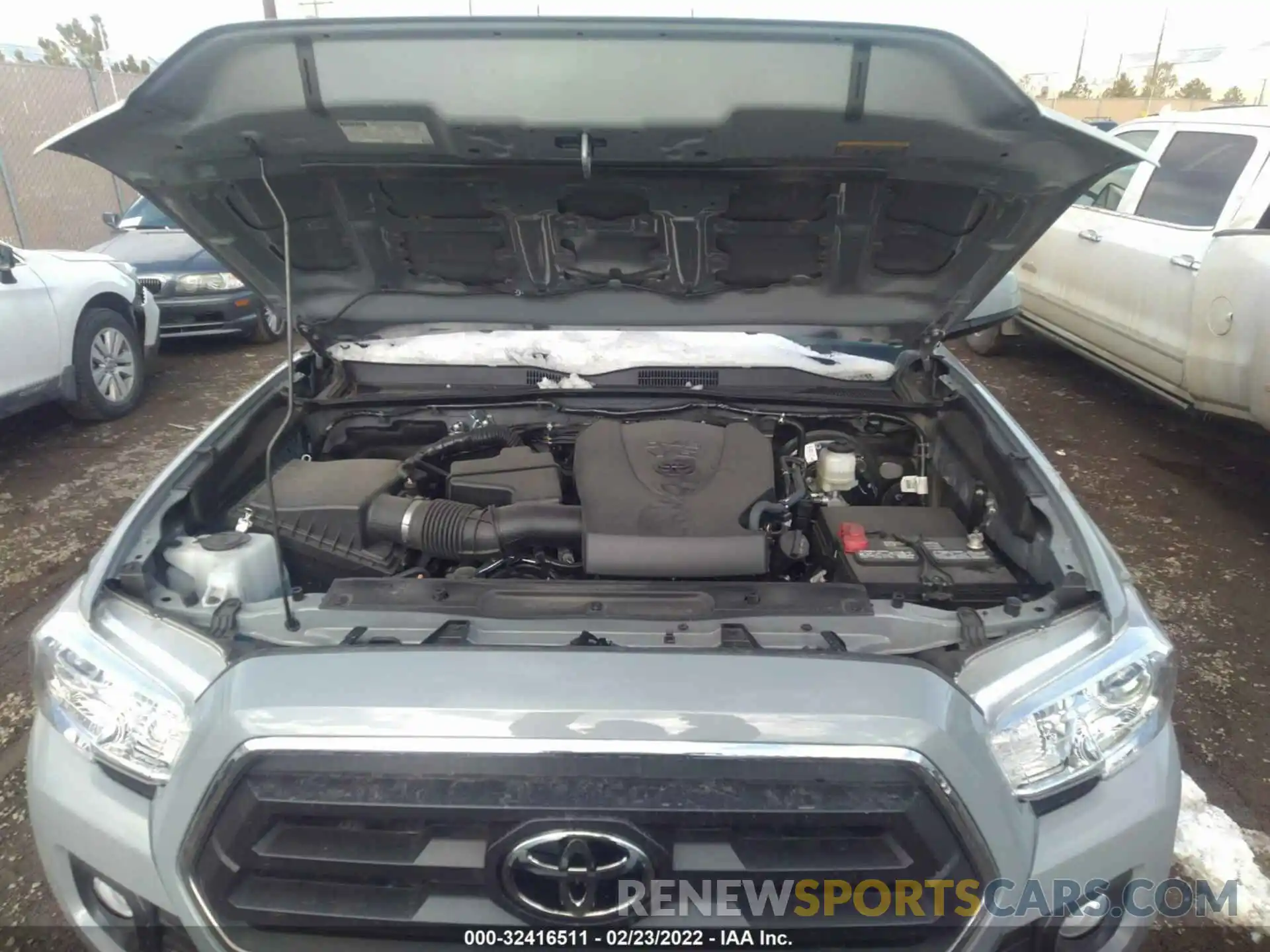 10 Photograph of a damaged car 3TMCZ5AN7MM384615 TOYOTA TACOMA 4WD 2021