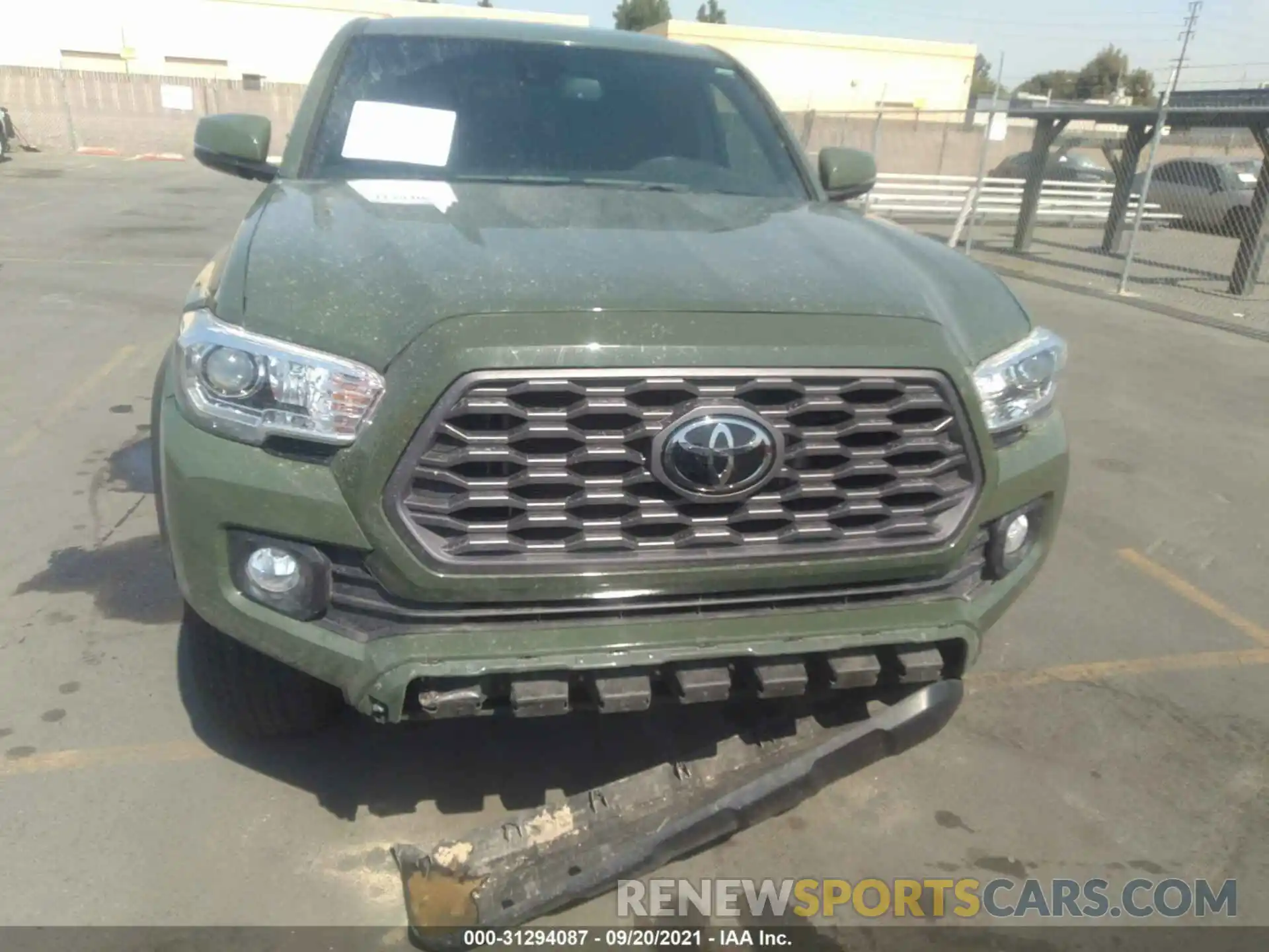 6 Photograph of a damaged car 3TMCZ5AN7MM387143 TOYOTA TACOMA 4WD 2021