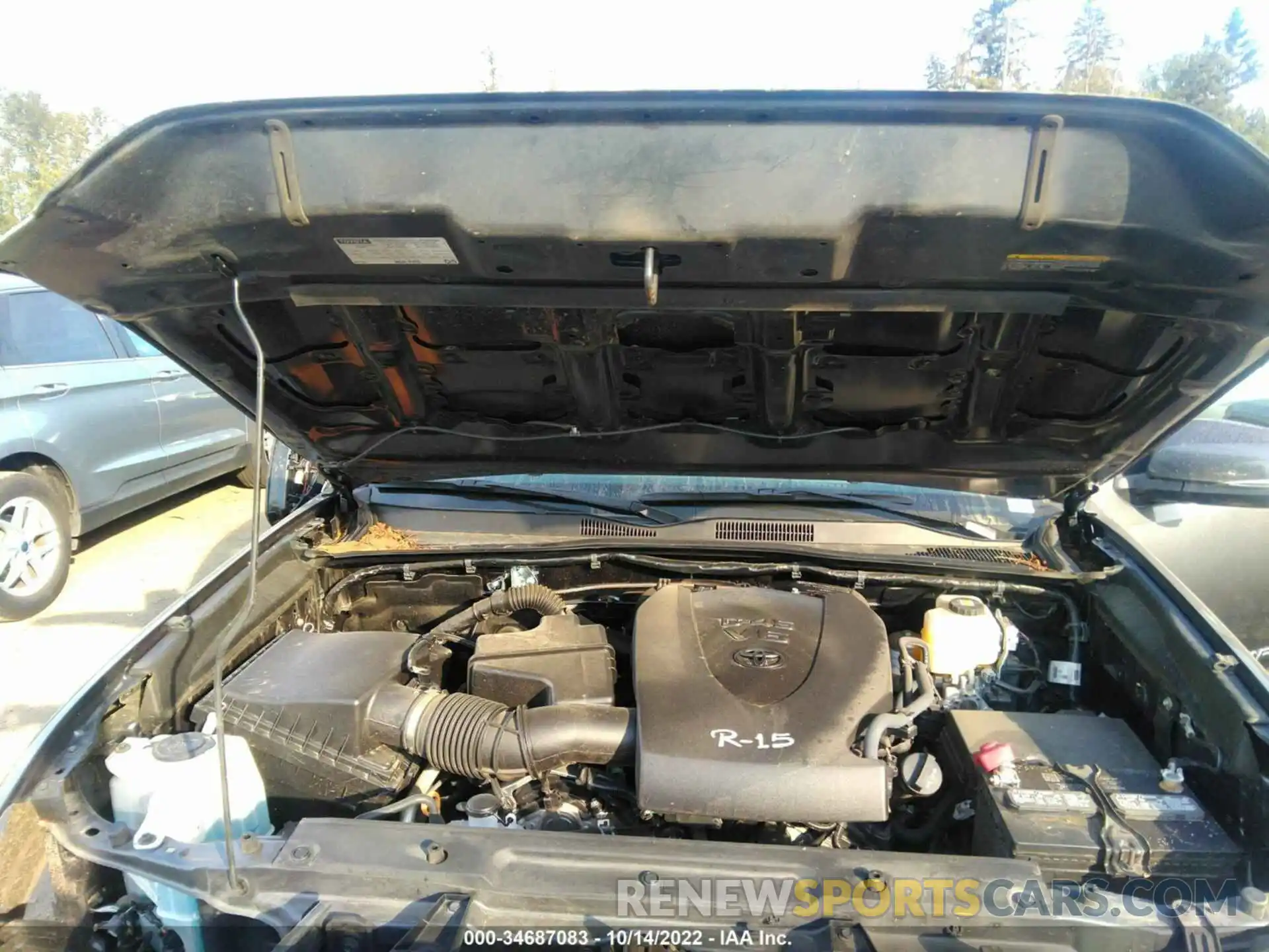 10 Photograph of a damaged car 3TMCZ5AN7MM395890 TOYOTA TACOMA 4WD 2021