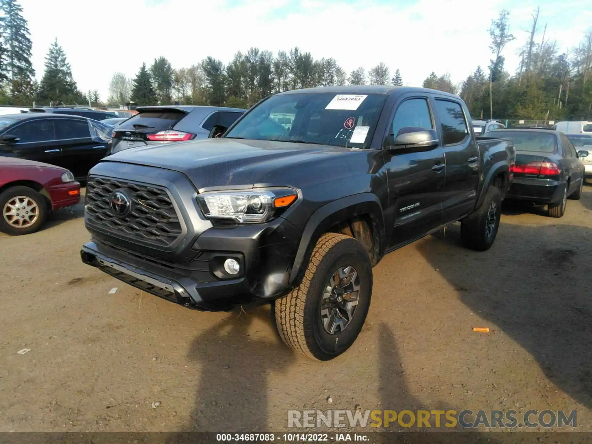 2 Photograph of a damaged car 3TMCZ5AN7MM395890 TOYOTA TACOMA 4WD 2021