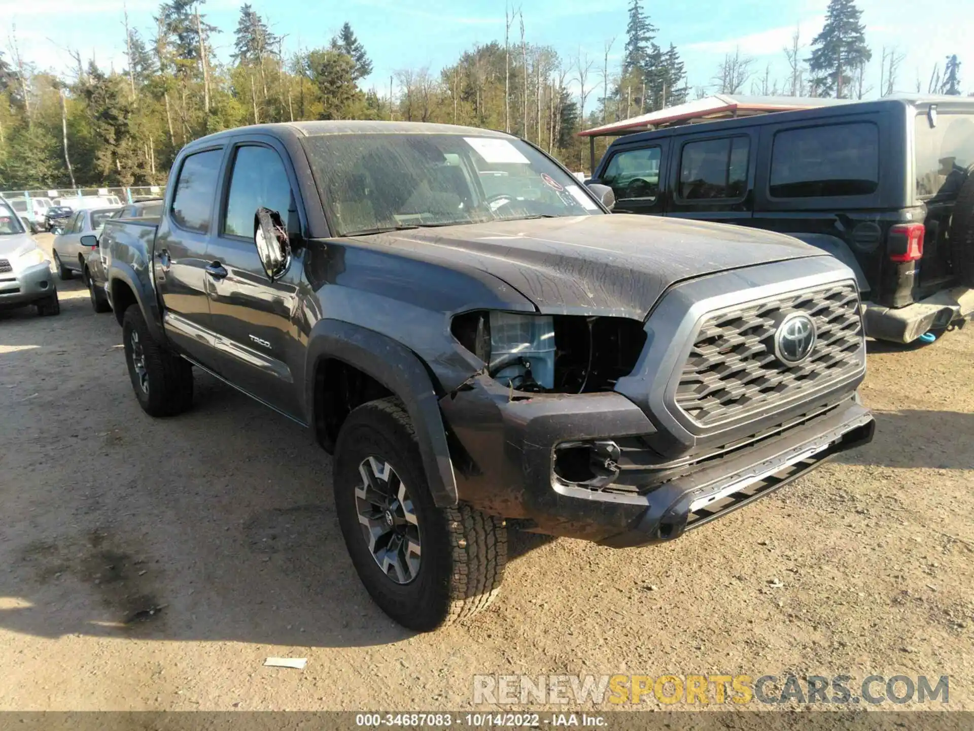 6 Photograph of a damaged car 3TMCZ5AN7MM395890 TOYOTA TACOMA 4WD 2021