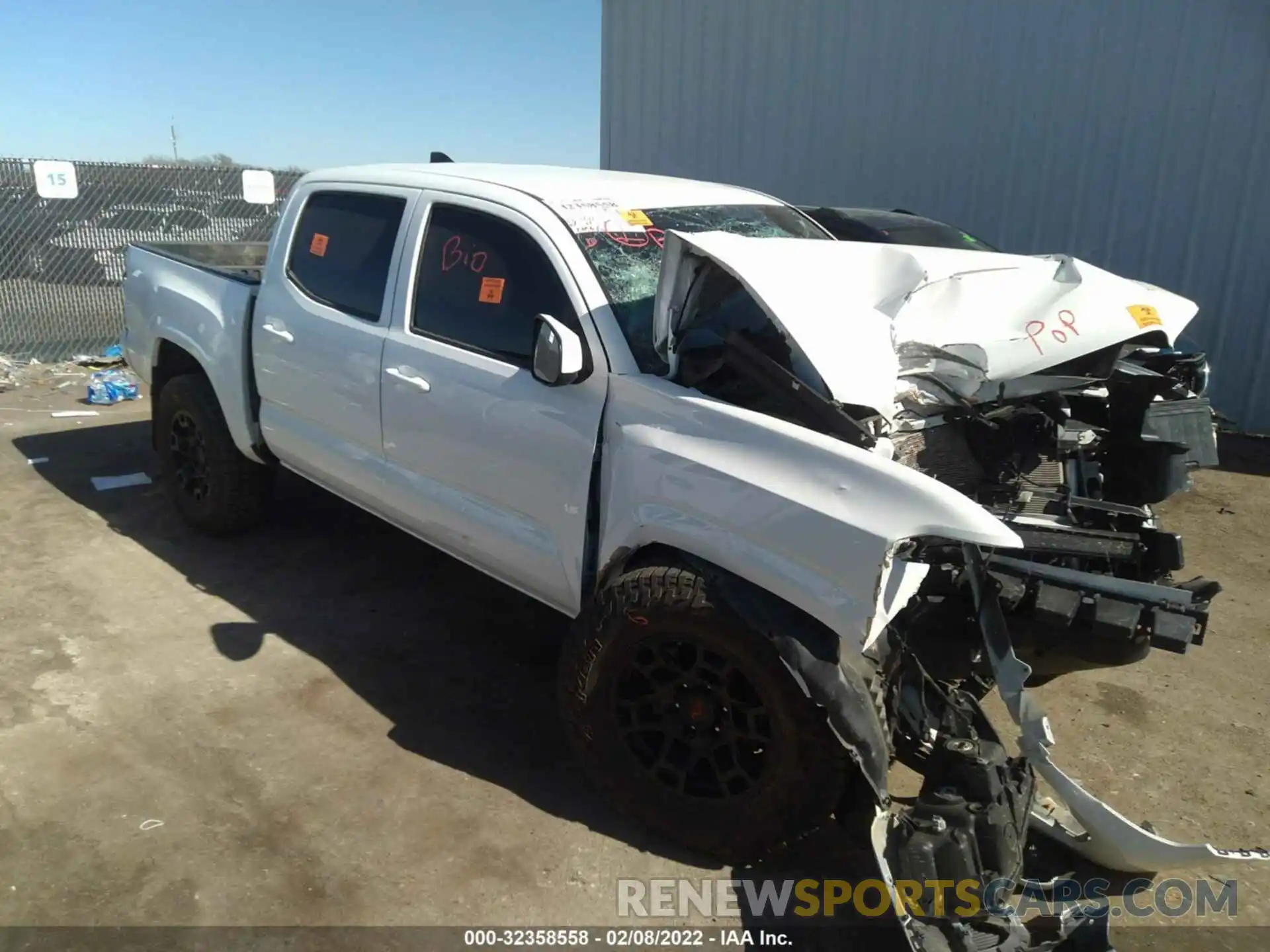 1 Photograph of a damaged car 3TMCZ5AN7MM397154 TOYOTA TACOMA 4WD 2021