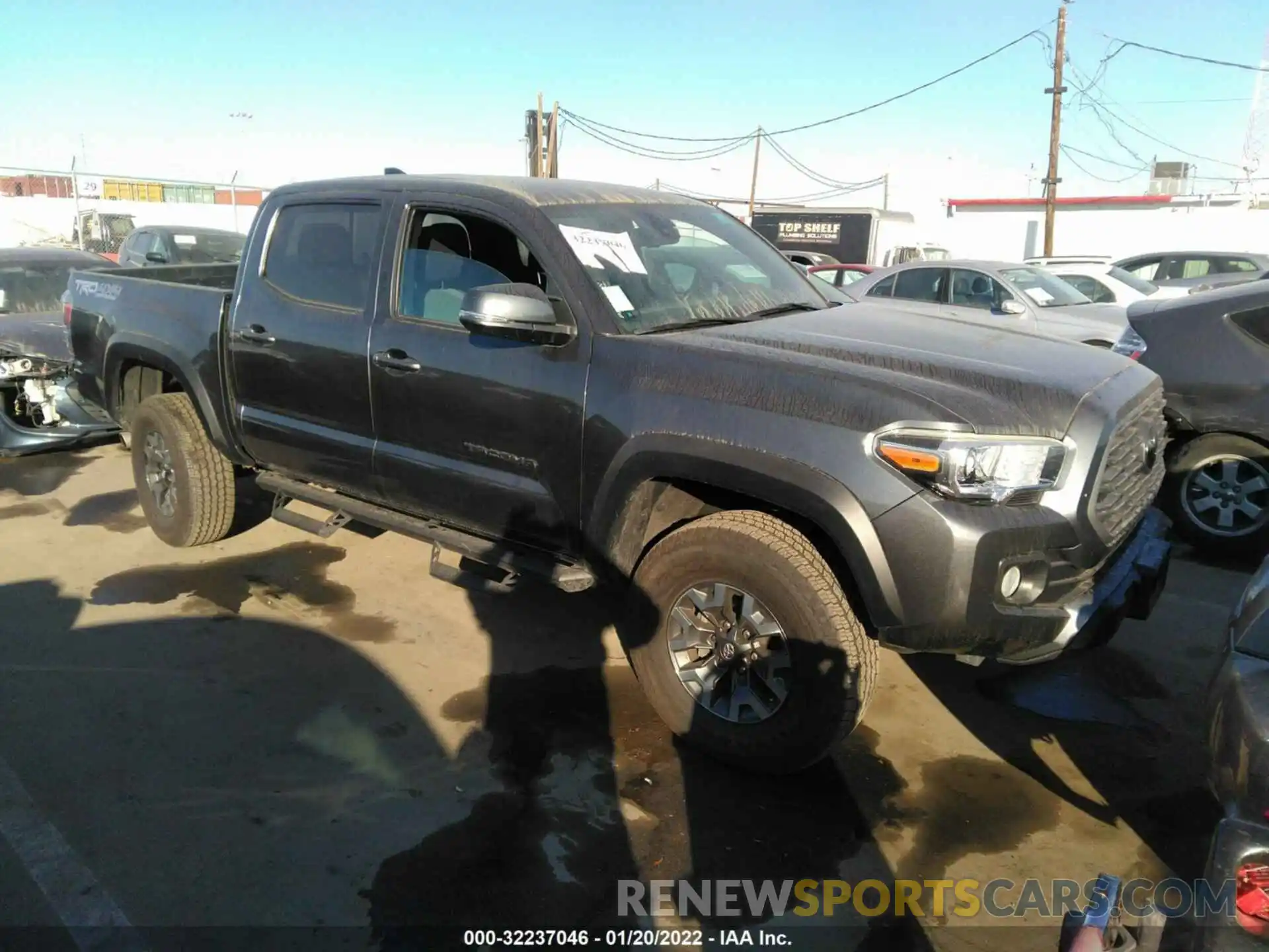 1 Photograph of a damaged car 3TMCZ5AN7MM405611 TOYOTA TACOMA 4WD 2021