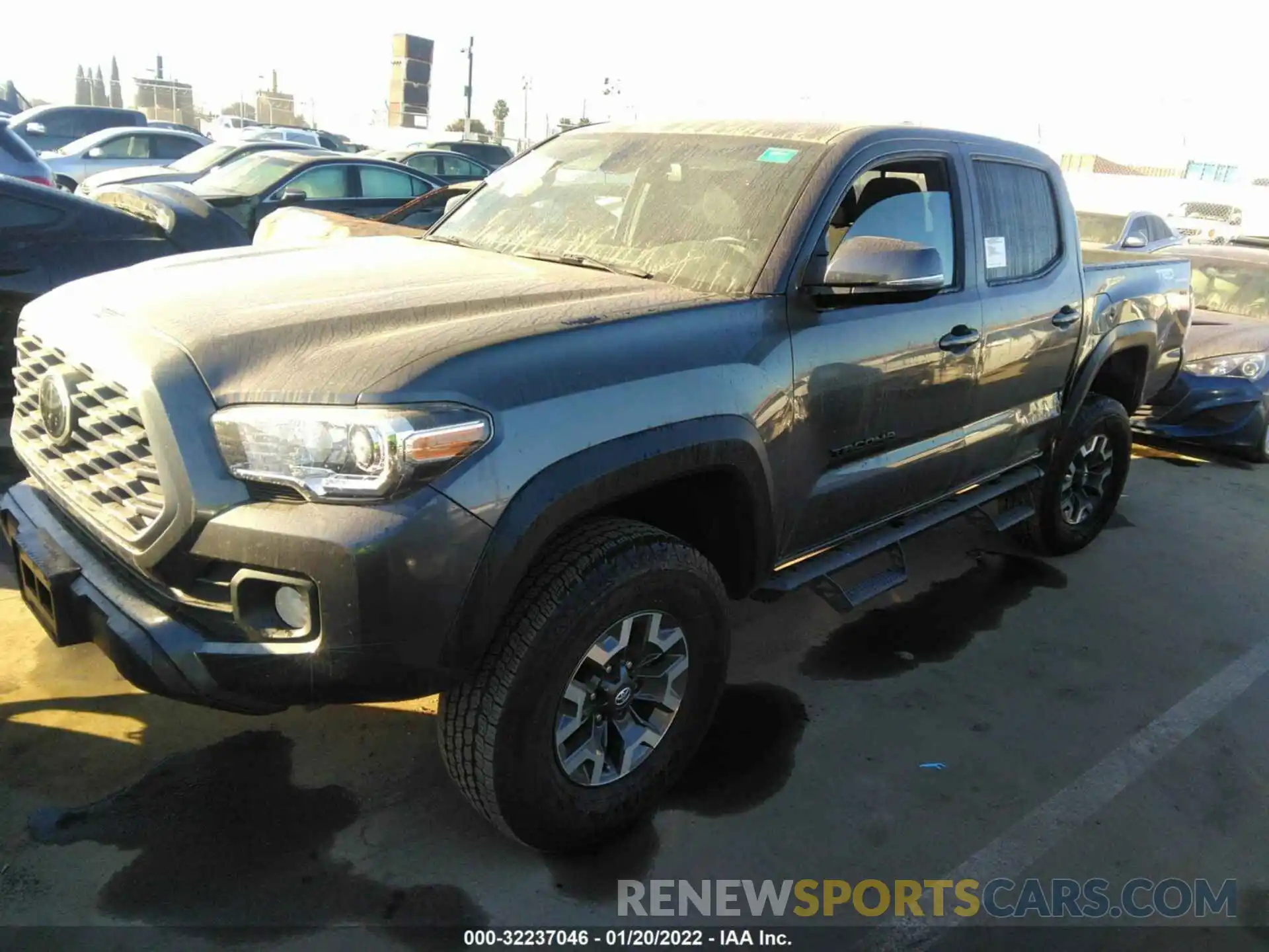 2 Photograph of a damaged car 3TMCZ5AN7MM405611 TOYOTA TACOMA 4WD 2021