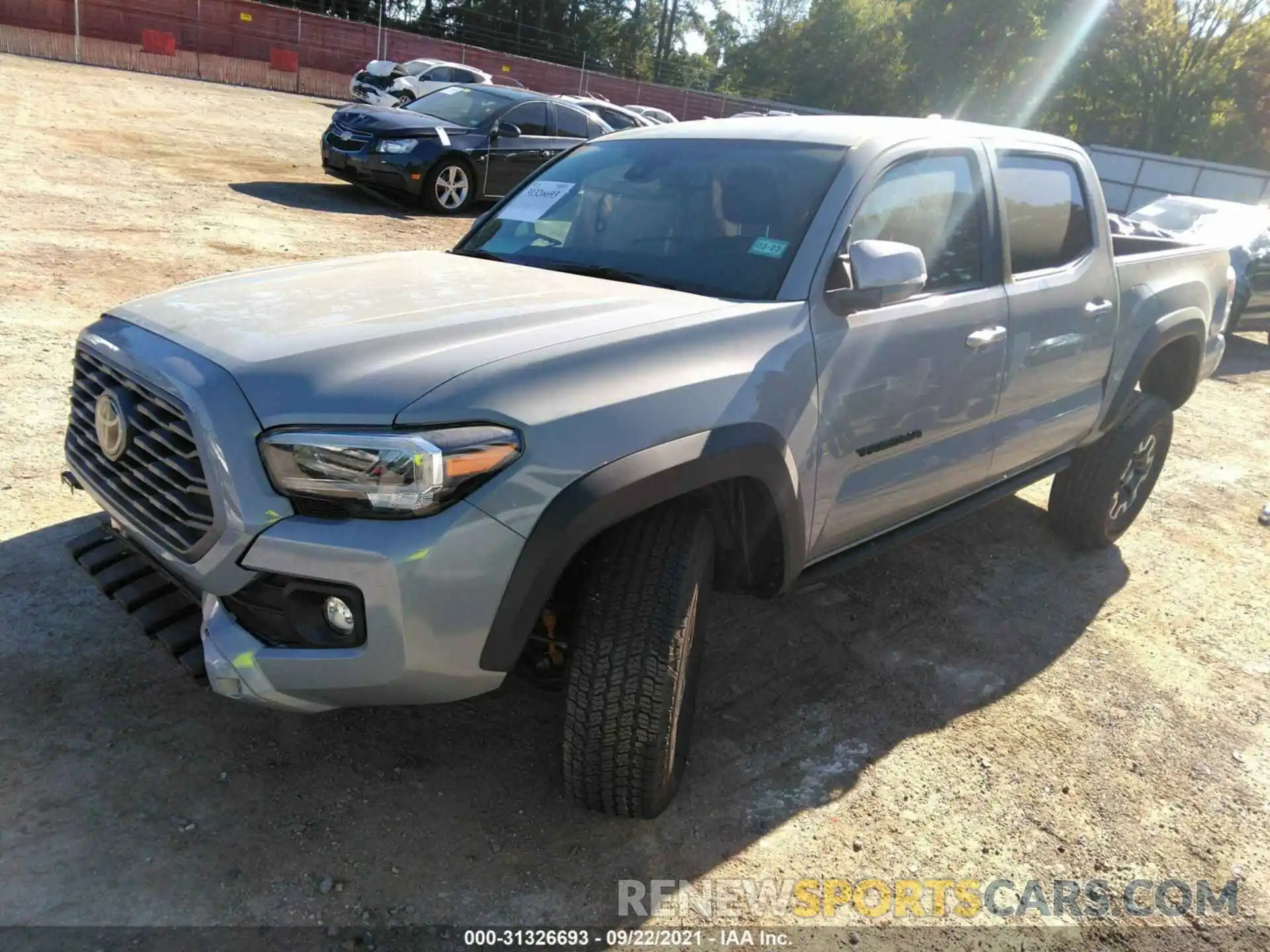 2 Фотография поврежденного автомобиля 3TMCZ5AN7MM407052 TOYOTA TACOMA 4WD 2021