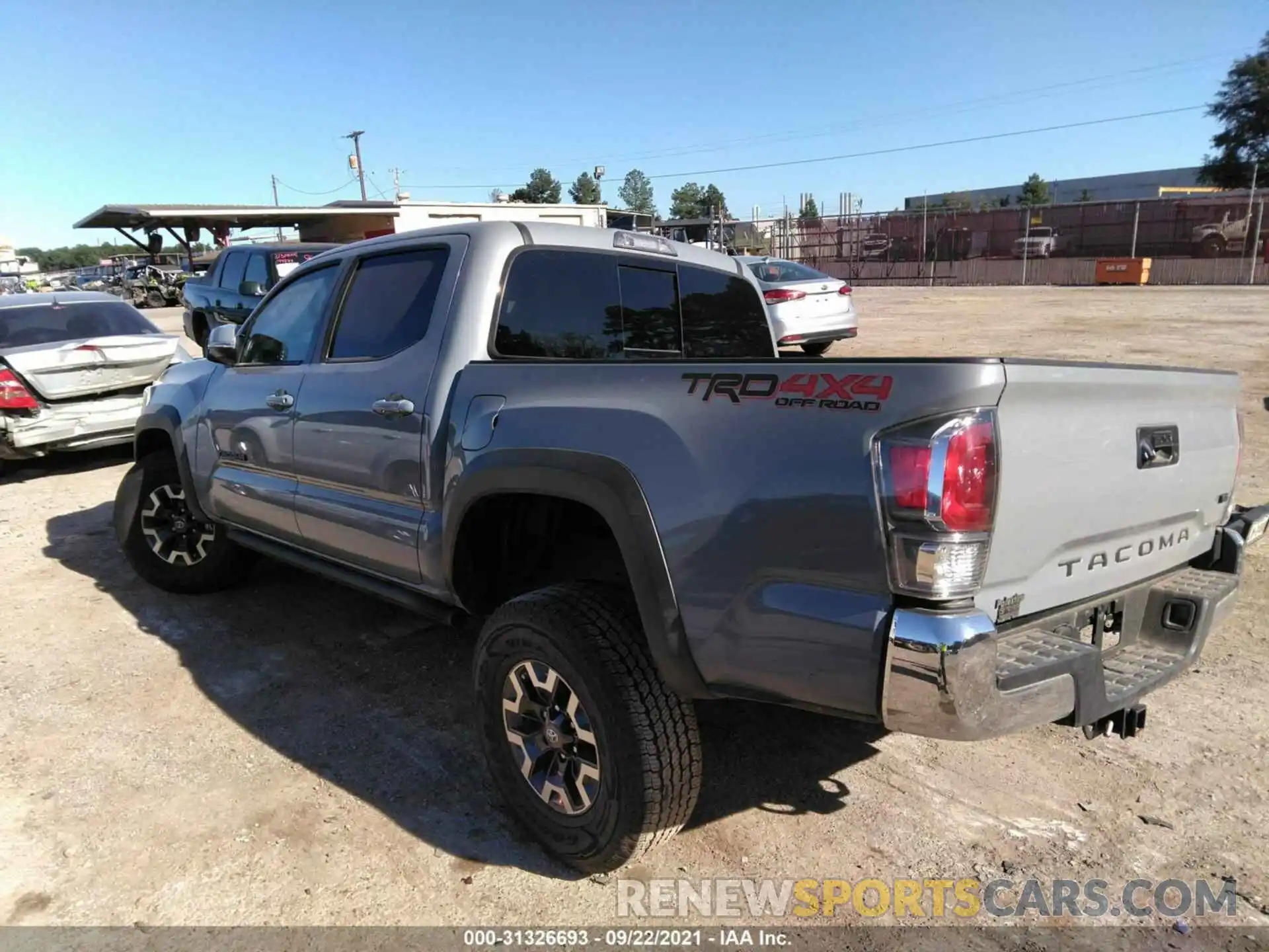 3 Photograph of a damaged car 3TMCZ5AN7MM407052 TOYOTA TACOMA 4WD 2021