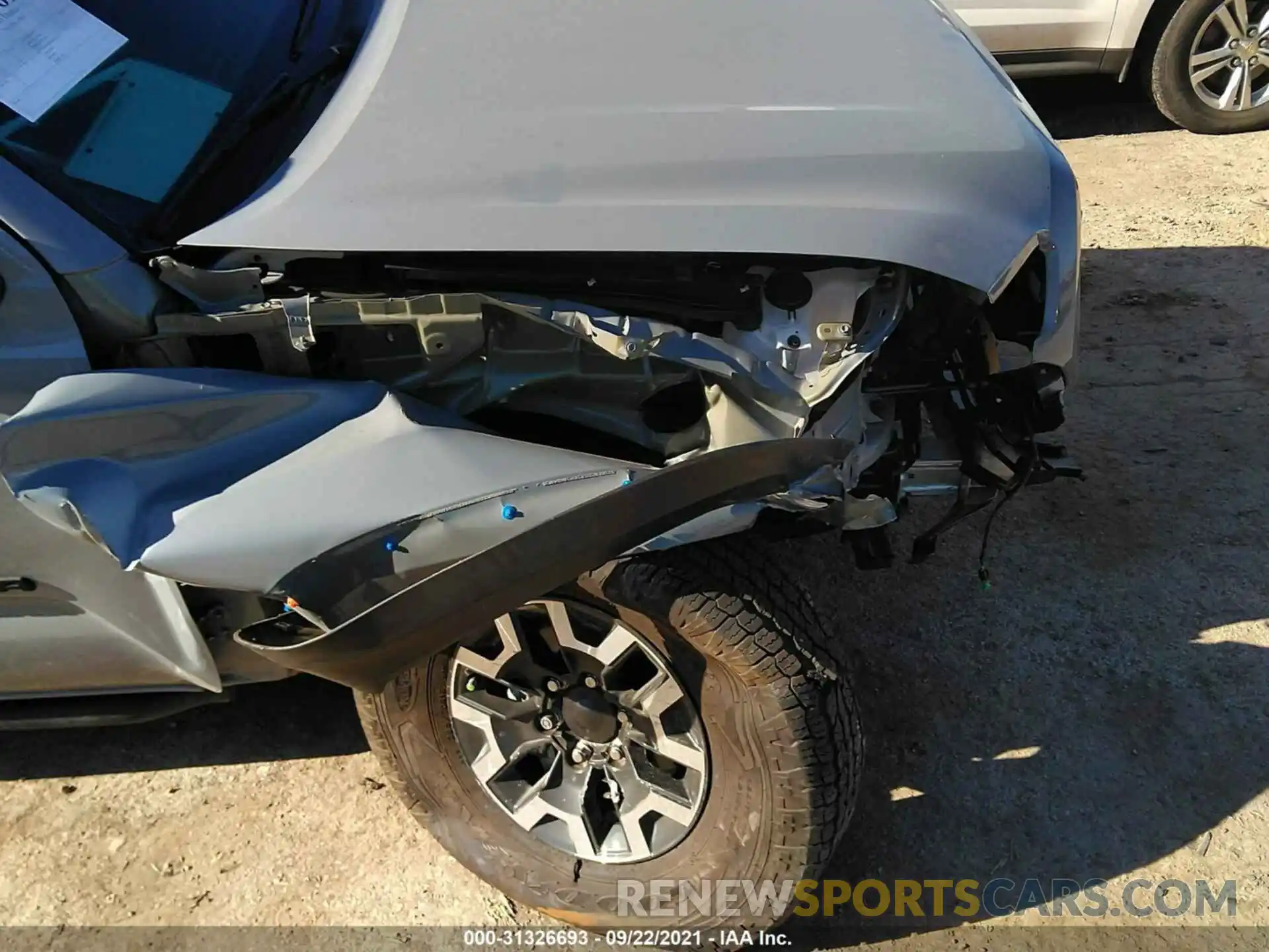 6 Photograph of a damaged car 3TMCZ5AN7MM407052 TOYOTA TACOMA 4WD 2021