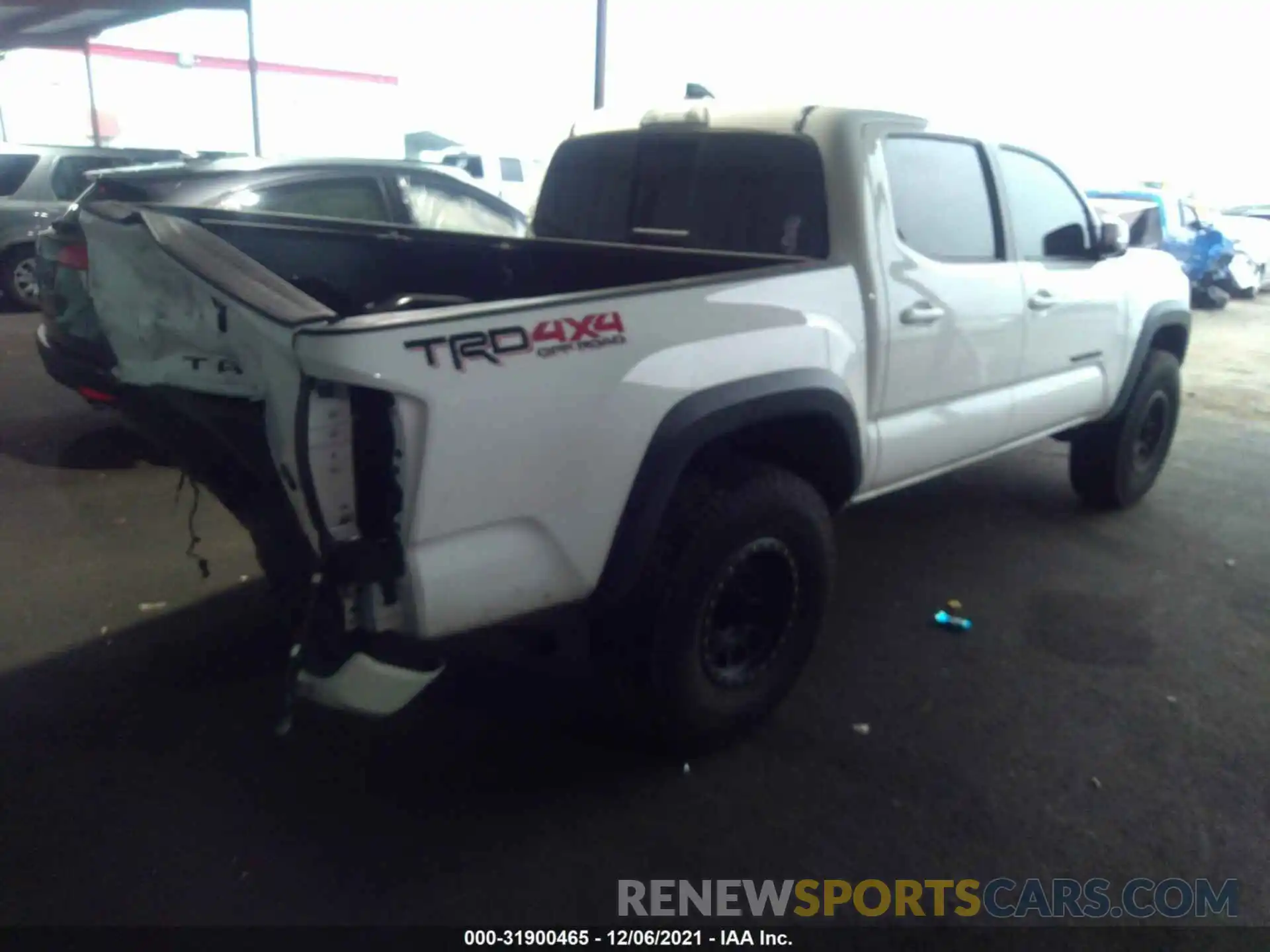 4 Фотография поврежденного автомобиля 3TMCZ5AN7MM415278 TOYOTA TACOMA 4WD 2021