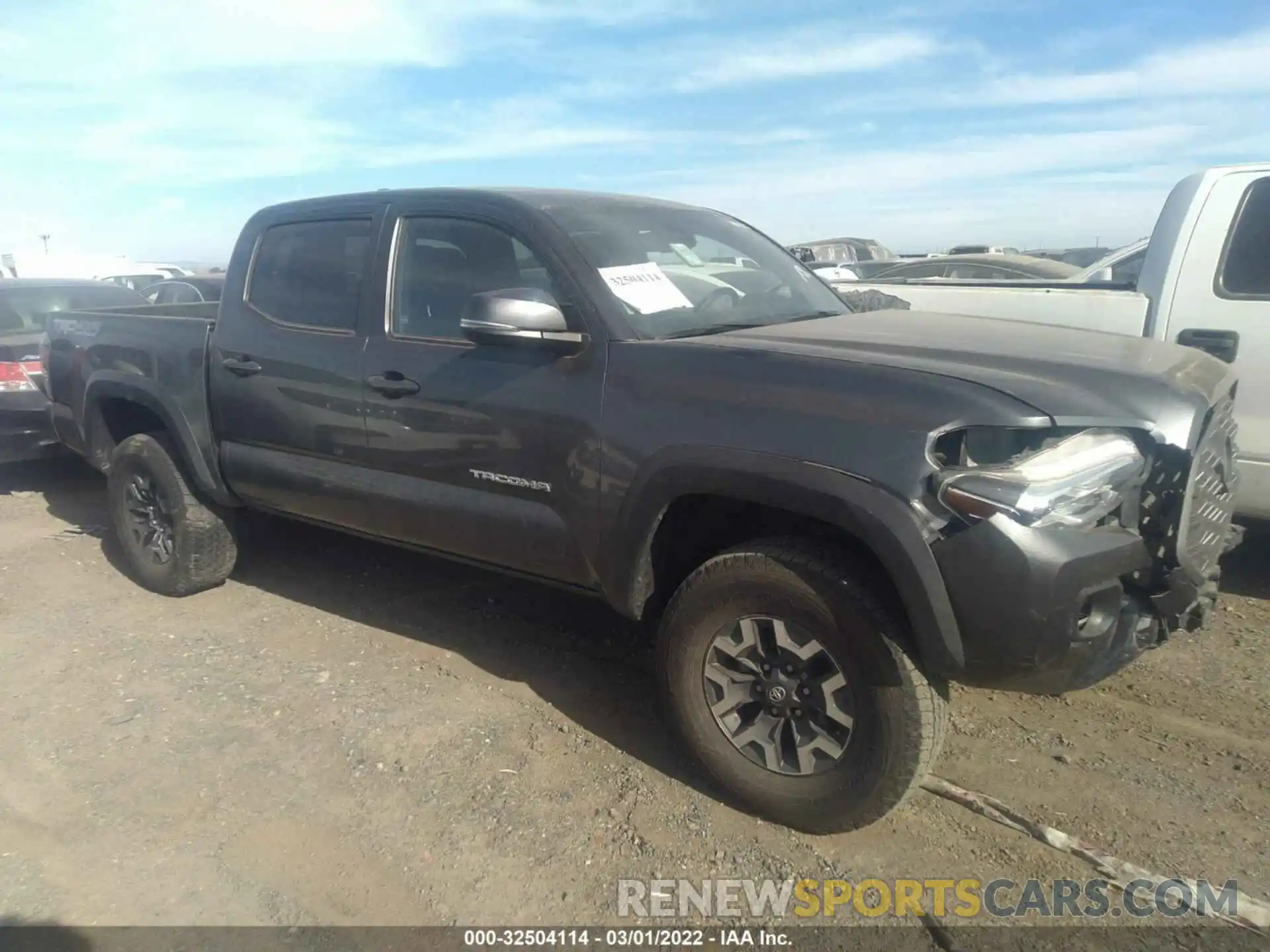 1 Photograph of a damaged car 3TMCZ5AN7MM417743 TOYOTA TACOMA 4WD 2021