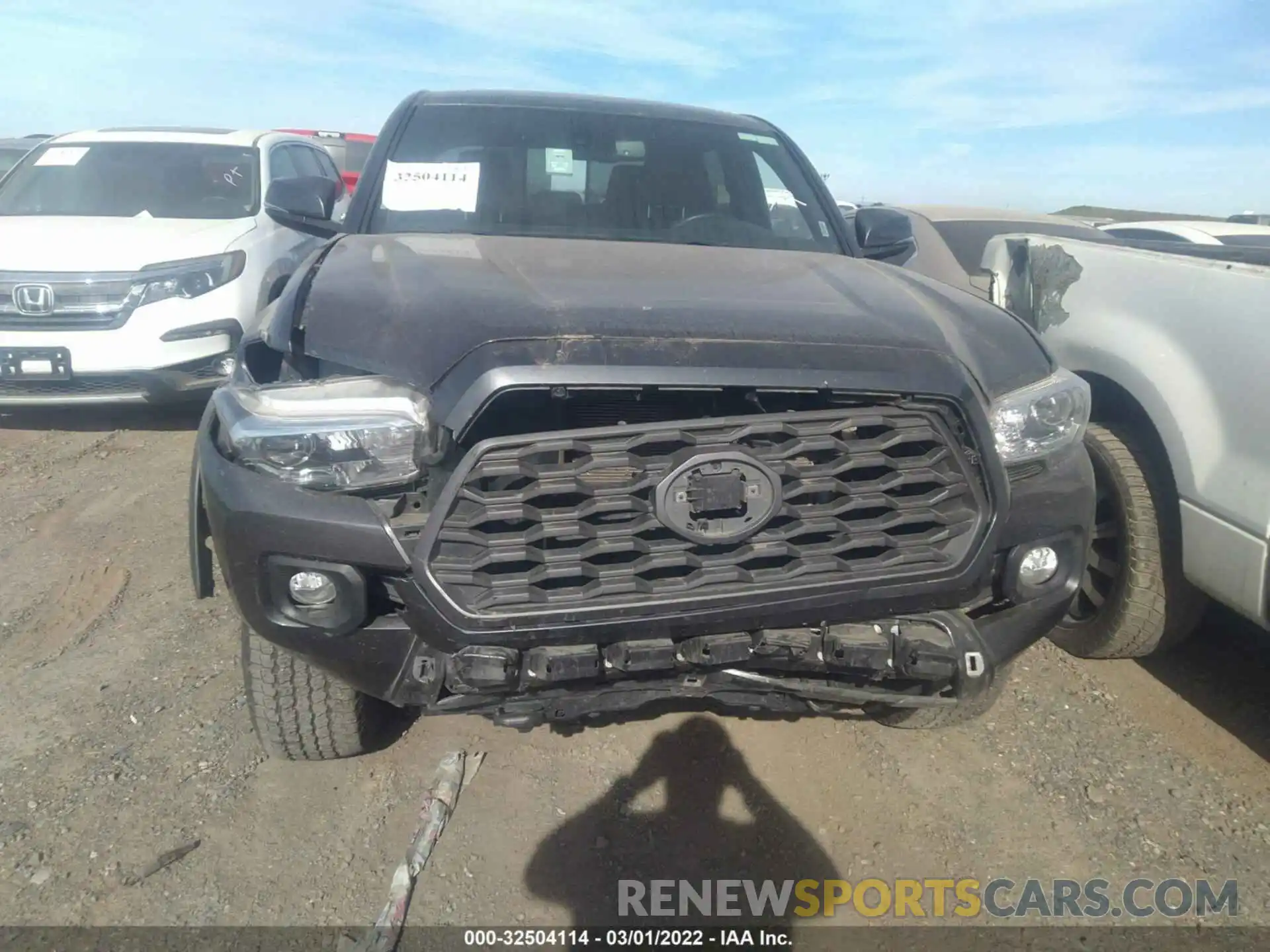 6 Photograph of a damaged car 3TMCZ5AN7MM417743 TOYOTA TACOMA 4WD 2021