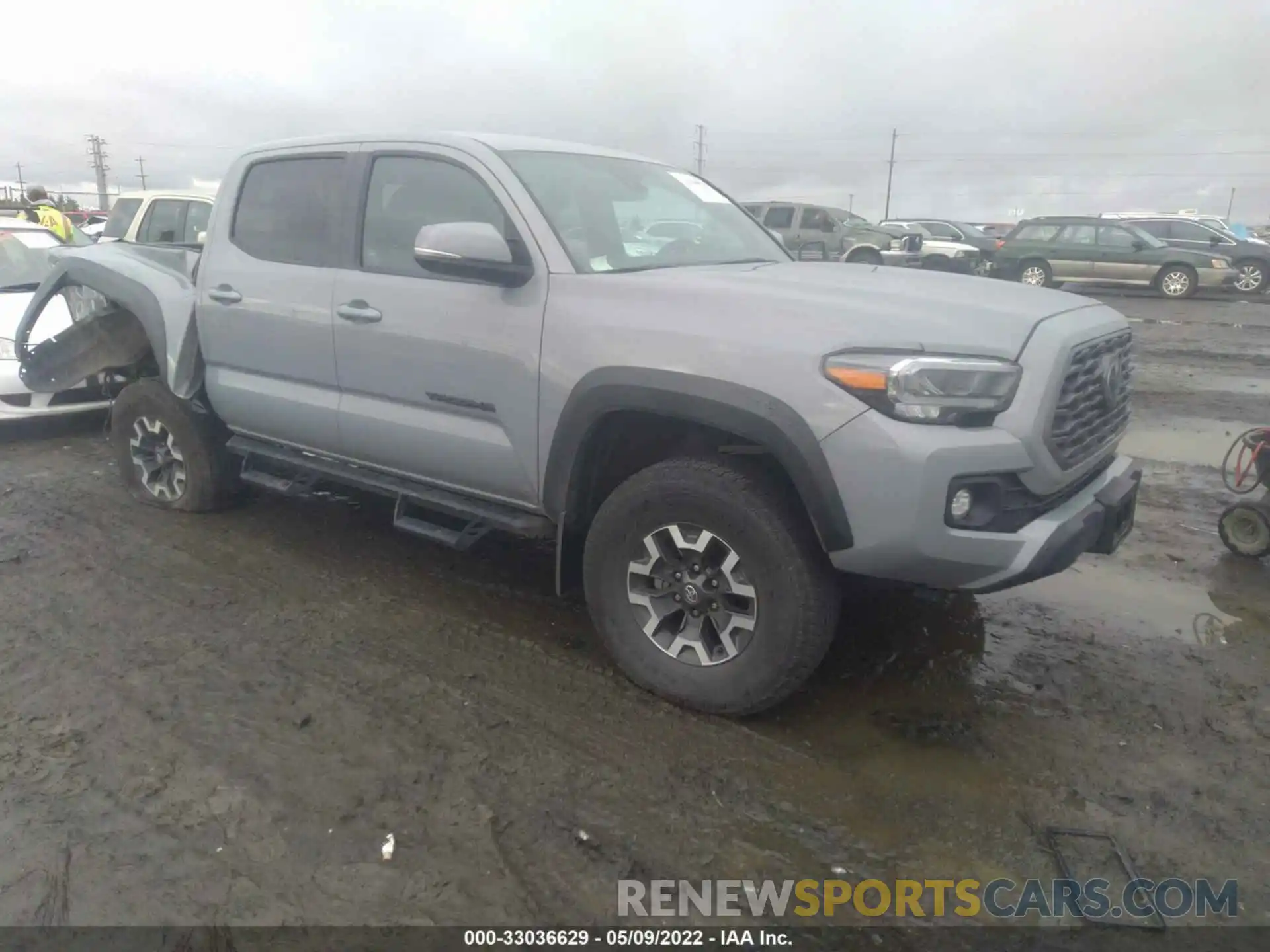 1 Photograph of a damaged car 3TMCZ5AN7MM420481 TOYOTA TACOMA 4WD 2021