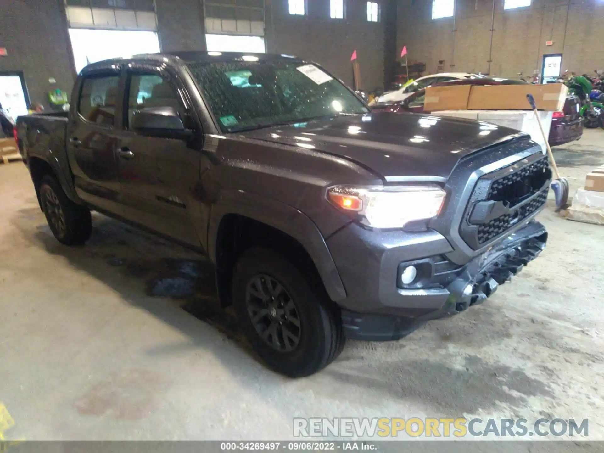 1 Photograph of a damaged car 3TMCZ5AN7MM422232 TOYOTA TACOMA 4WD 2021