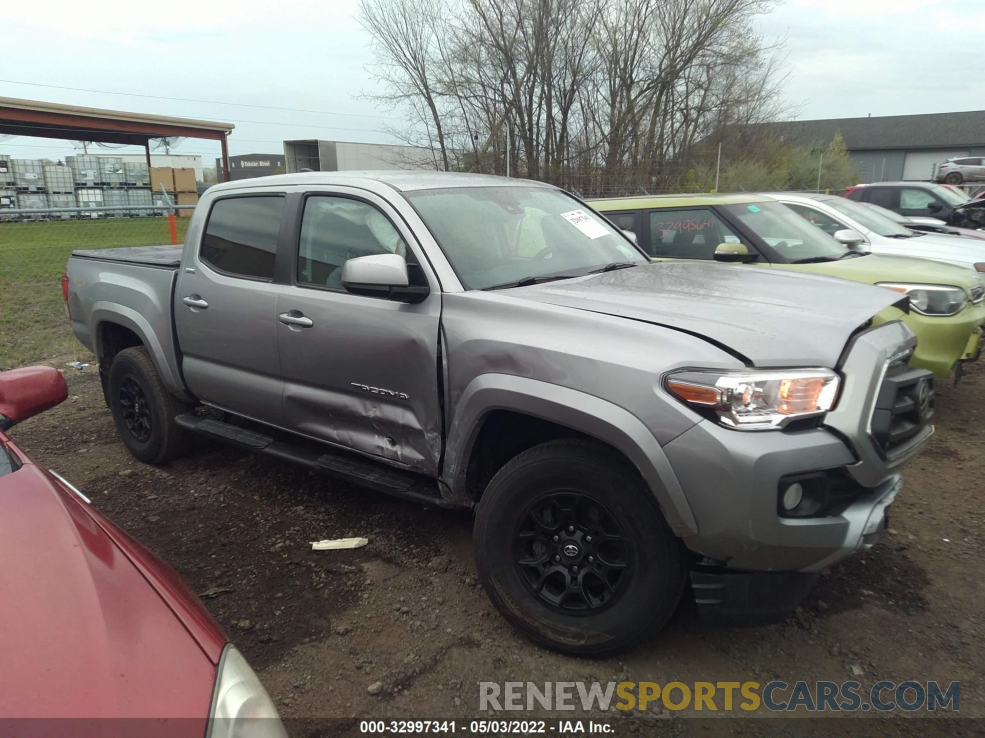 1 Photograph of a damaged car 3TMCZ5AN7MM422411 TOYOTA TACOMA 4WD 2021