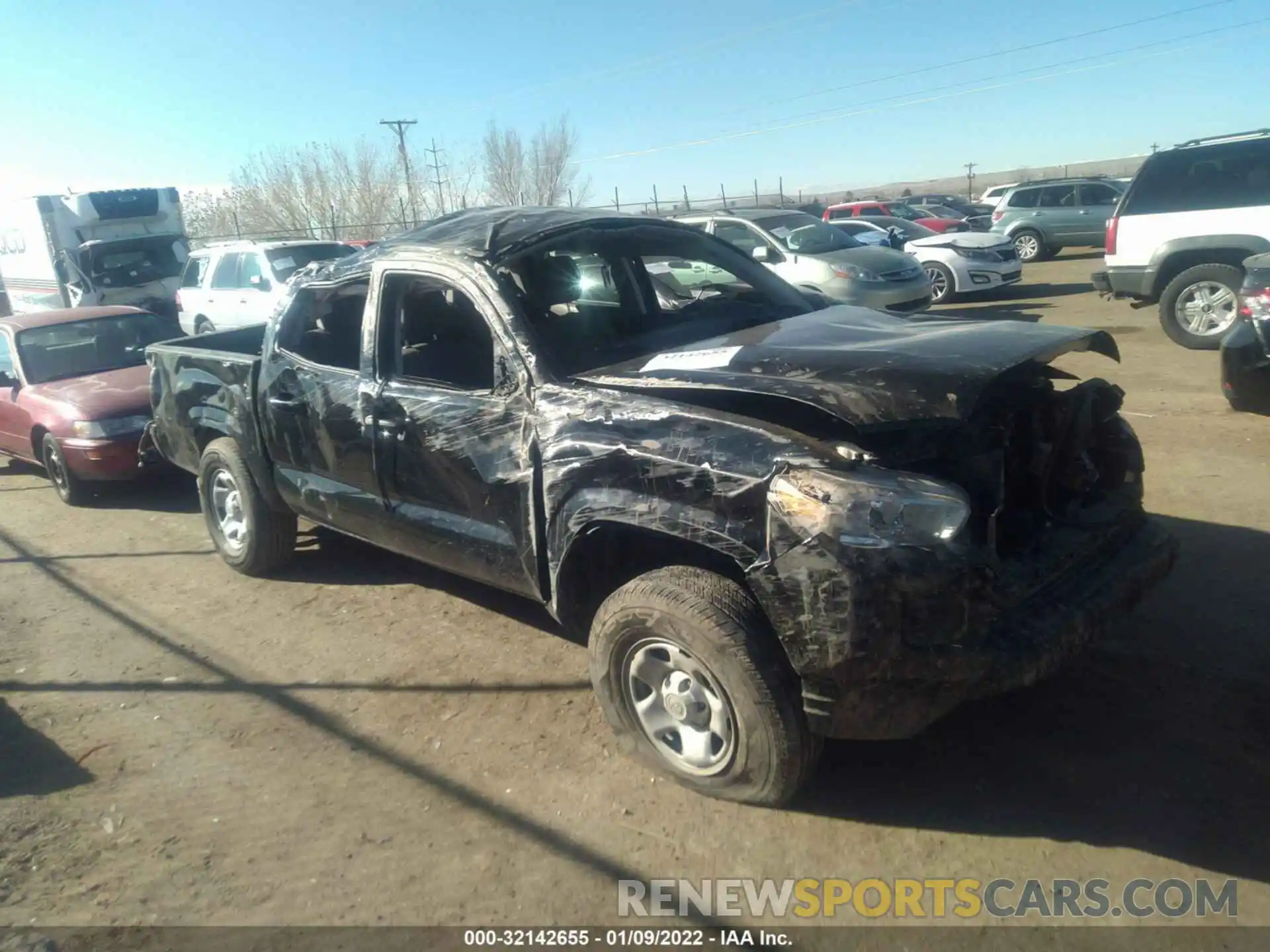 1 Photograph of a damaged car 3TMCZ5AN7MM431819 TOYOTA TACOMA 4WD 2021