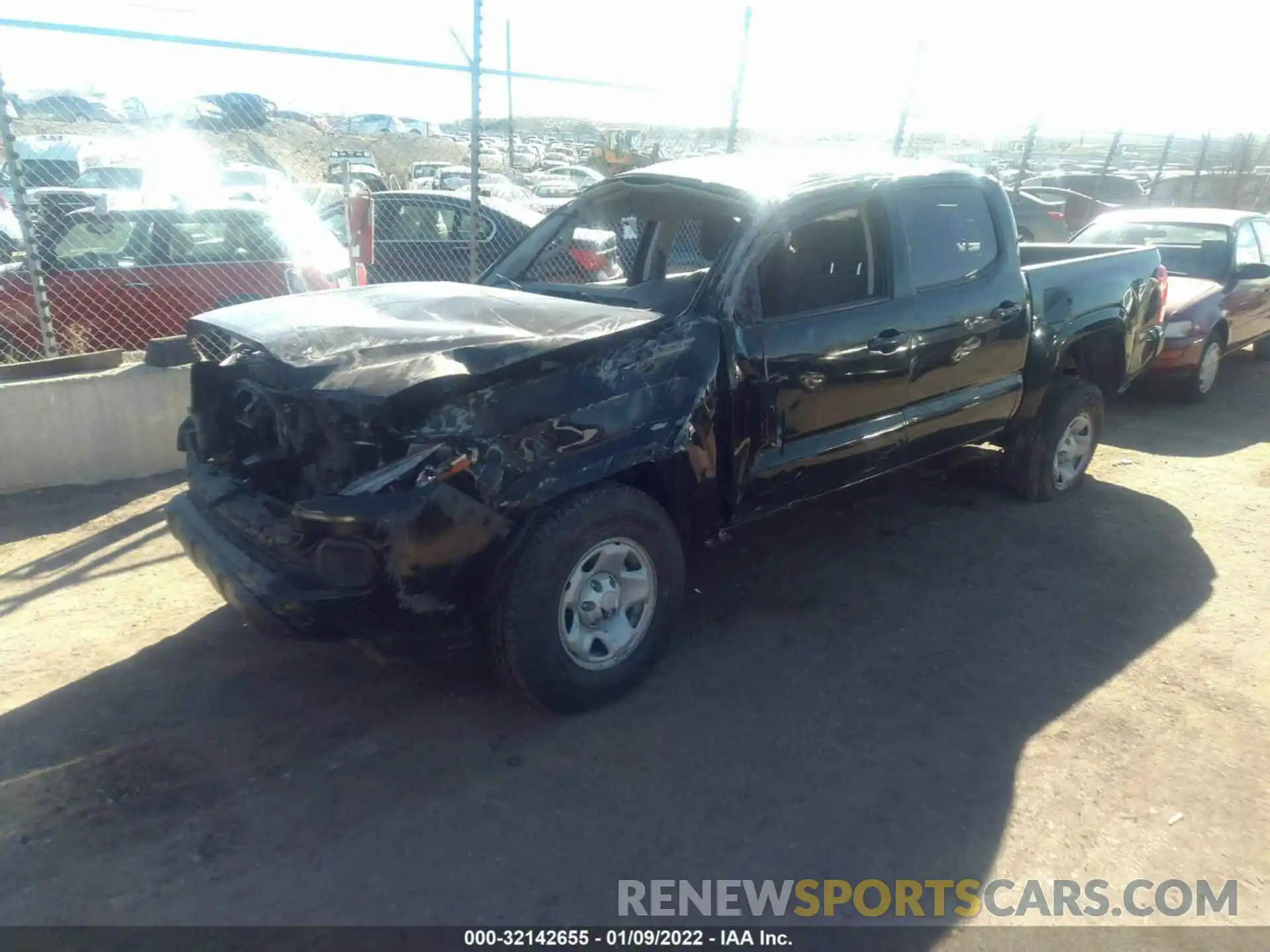 2 Фотография поврежденного автомобиля 3TMCZ5AN7MM431819 TOYOTA TACOMA 4WD 2021