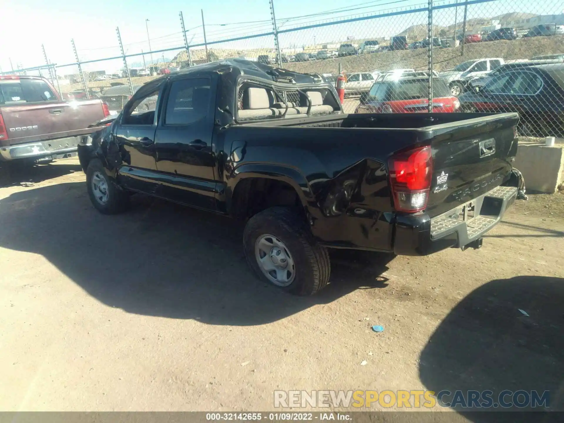 3 Photograph of a damaged car 3TMCZ5AN7MM431819 TOYOTA TACOMA 4WD 2021