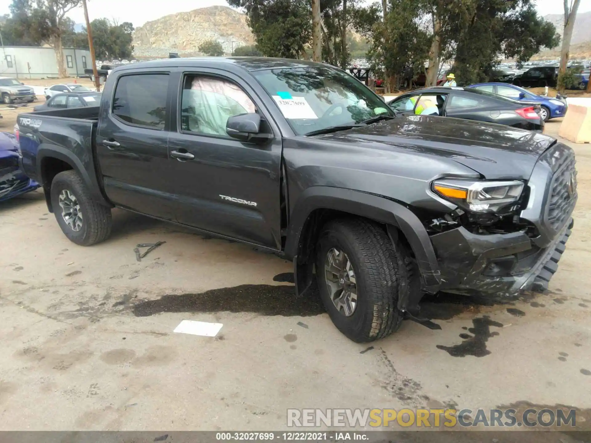 1 Photograph of a damaged car 3TMCZ5AN7MM444912 TOYOTA TACOMA 4WD 2021