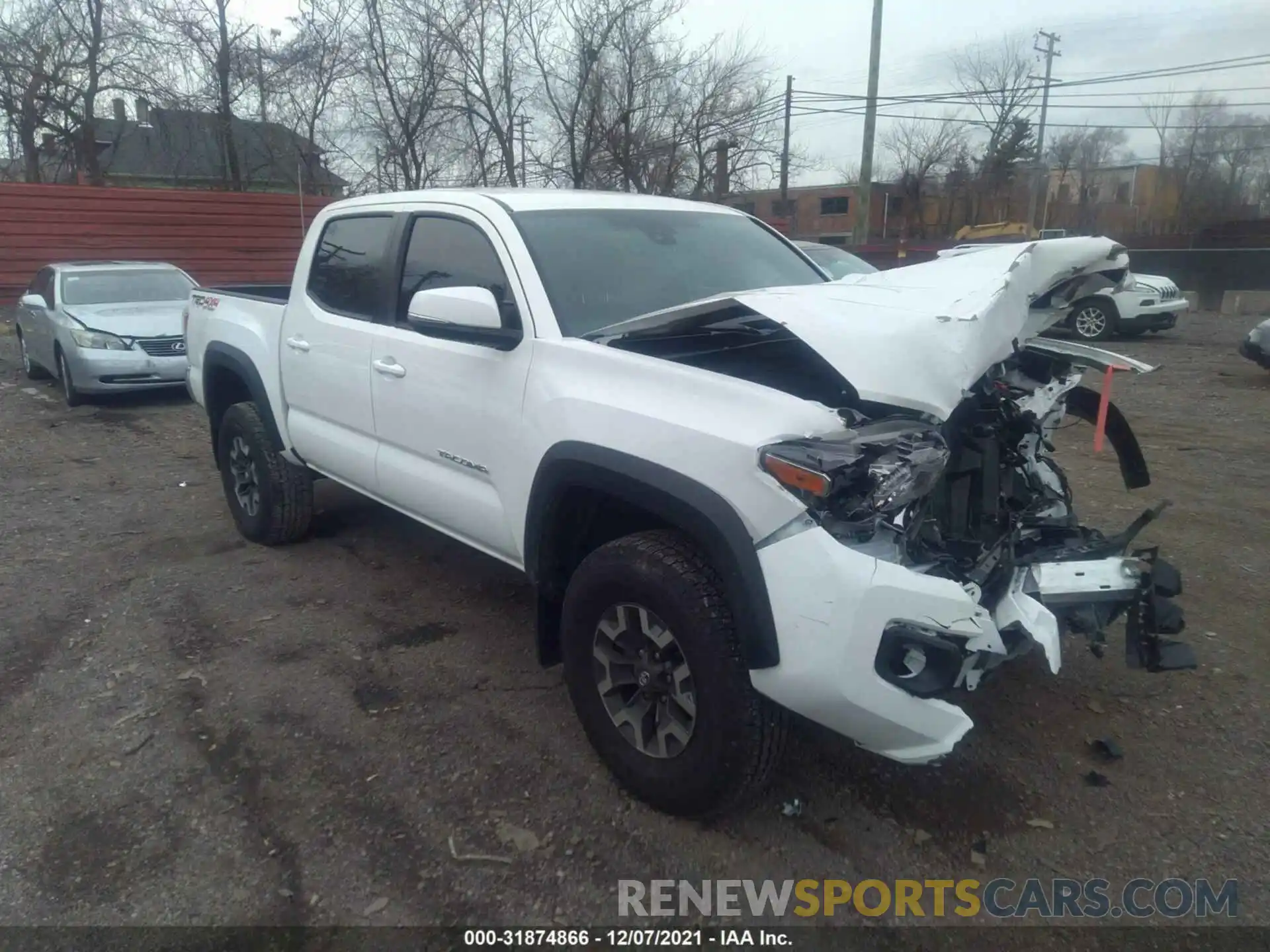 1 Photograph of a damaged car 3TMCZ5AN7MM446918 TOYOTA TACOMA 4WD 2021