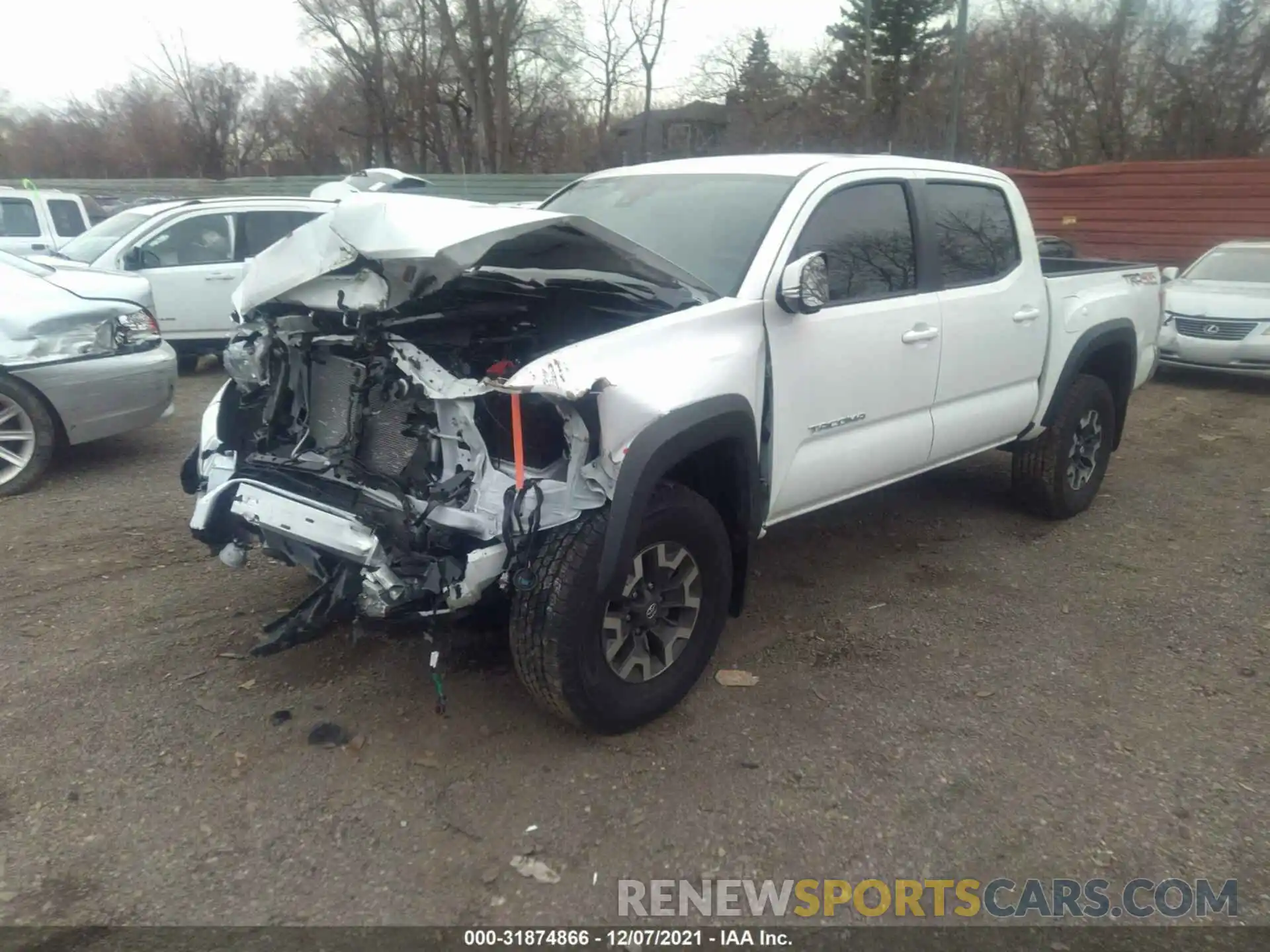 2 Photograph of a damaged car 3TMCZ5AN7MM446918 TOYOTA TACOMA 4WD 2021