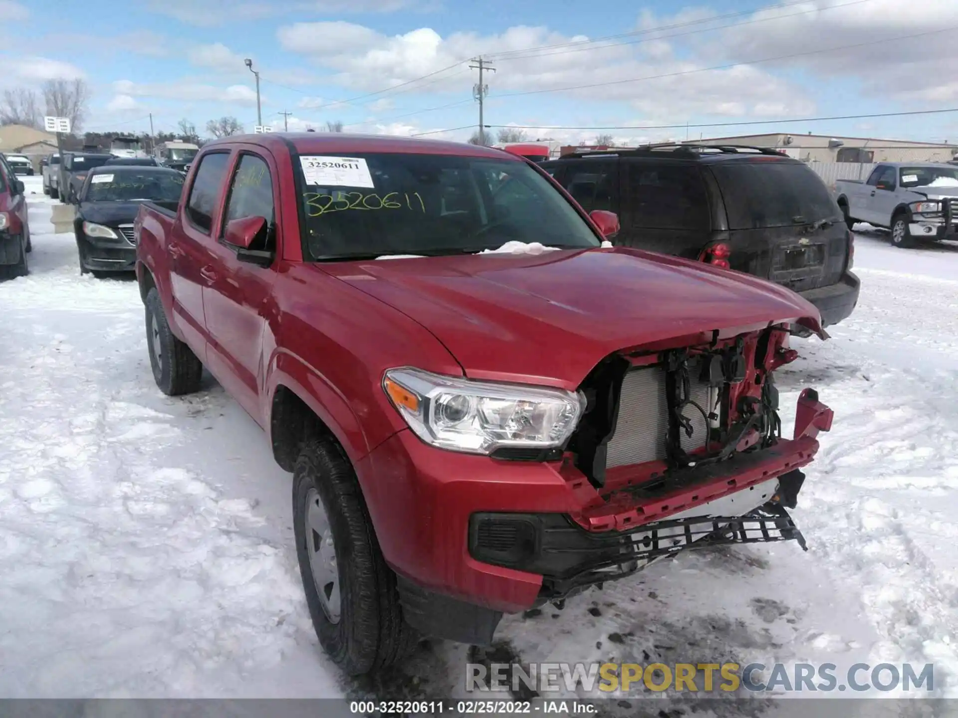 1 Photograph of a damaged car 3TMCZ5AN7MM448815 TOYOTA TACOMA 4WD 2021