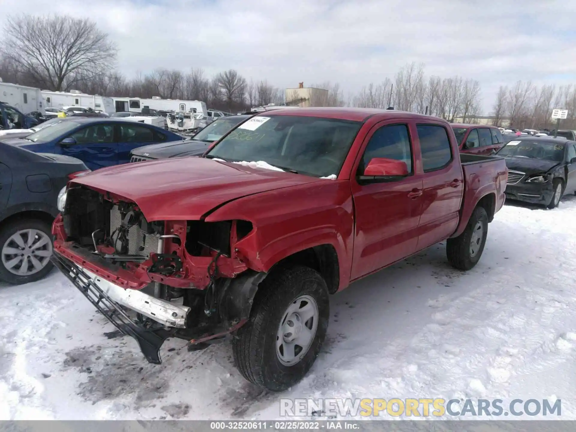 2 Фотография поврежденного автомобиля 3TMCZ5AN7MM448815 TOYOTA TACOMA 4WD 2021